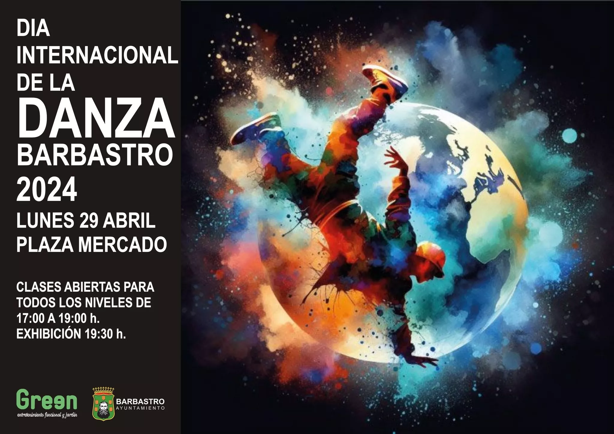 Cartel del Día de la Danza en Barbastro