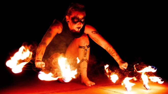 Actuación de Noe Meraki. Foto de María Mateo Actuación de Noe Meraki. Foto de María Mateo