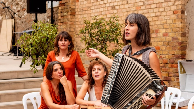 Actuación de La Corral. Foto María Mateo Actuación de La Corral. Foto María Mateo