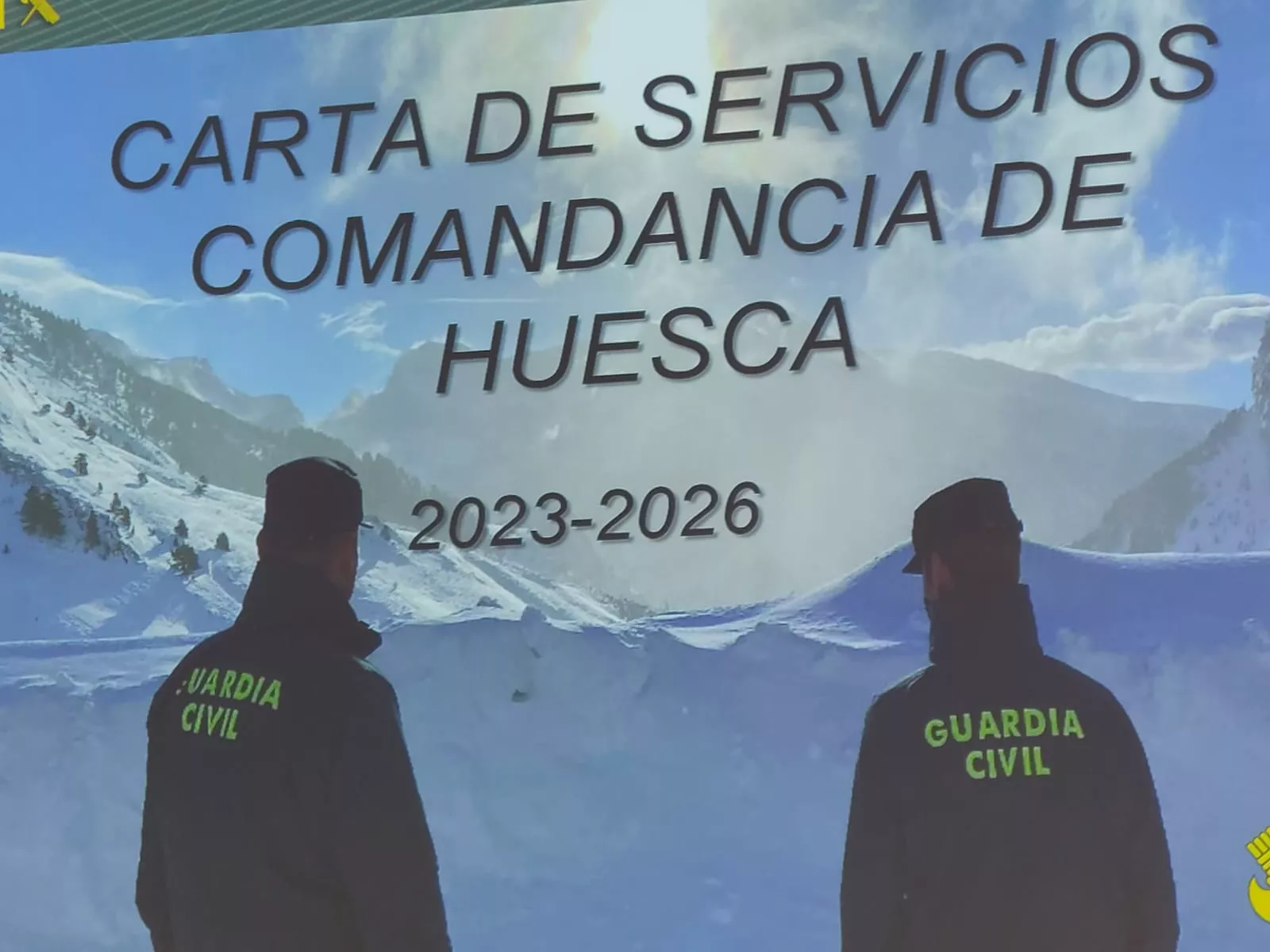 Presentación de la Carta de Servicios de la Guardia Civil de Huesca
