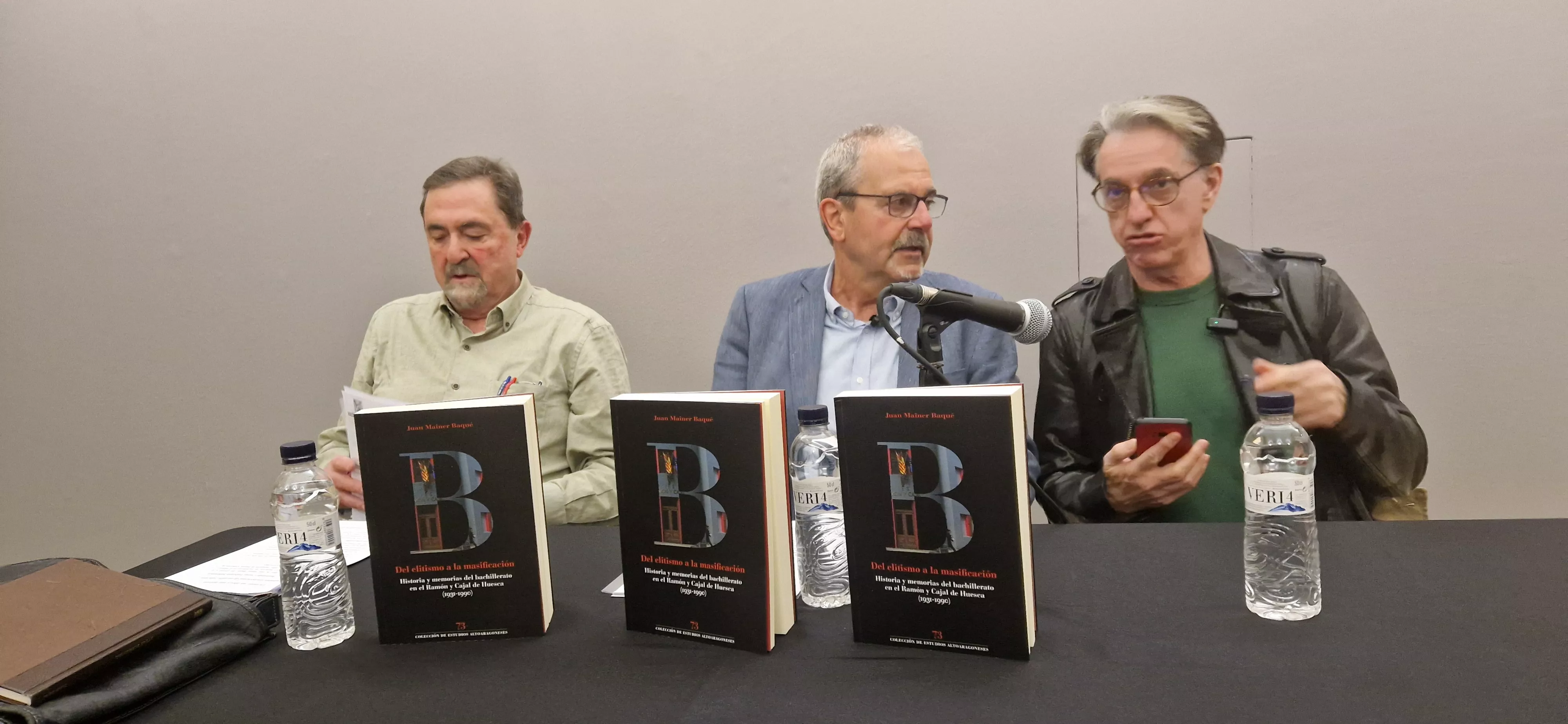 Juan Mainer presenta su libro Del elitismo a la masificación. Foto Myriam Martínez 