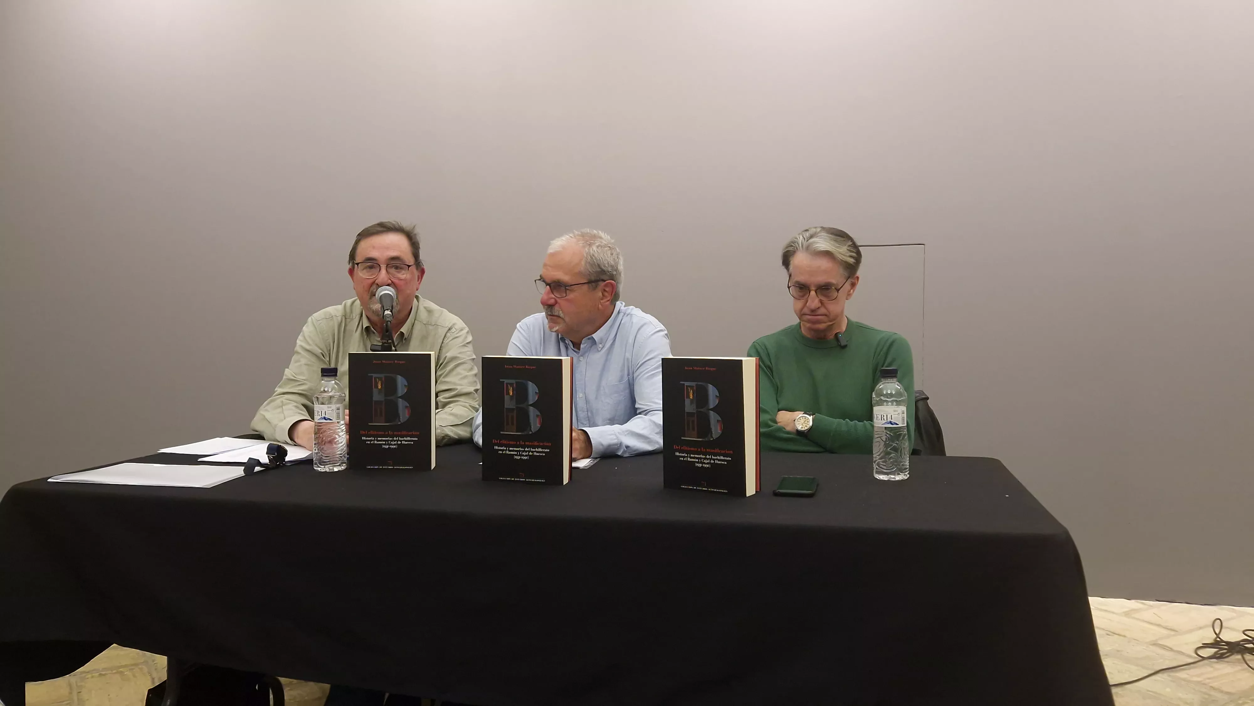 Juan Mainer presenta su libro Del elitismo a la masificación. Foto Myriam Martínez 