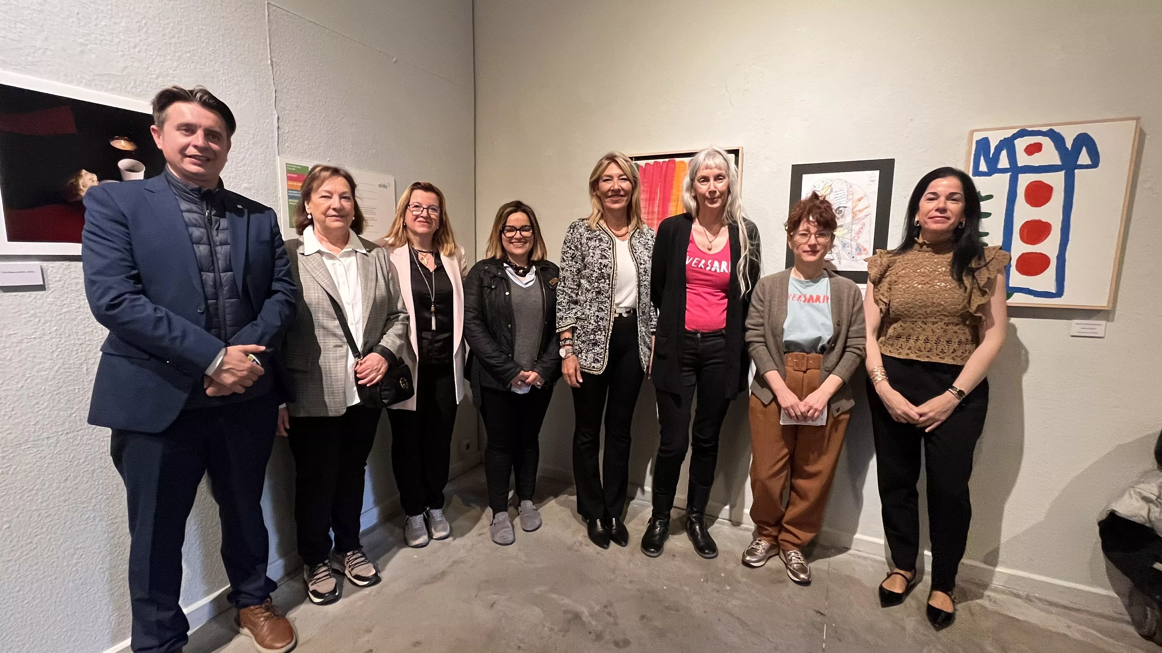 Inauguración de la exposición de las obras presentadas a Diversario 2024. Foto Mercedes Manterola