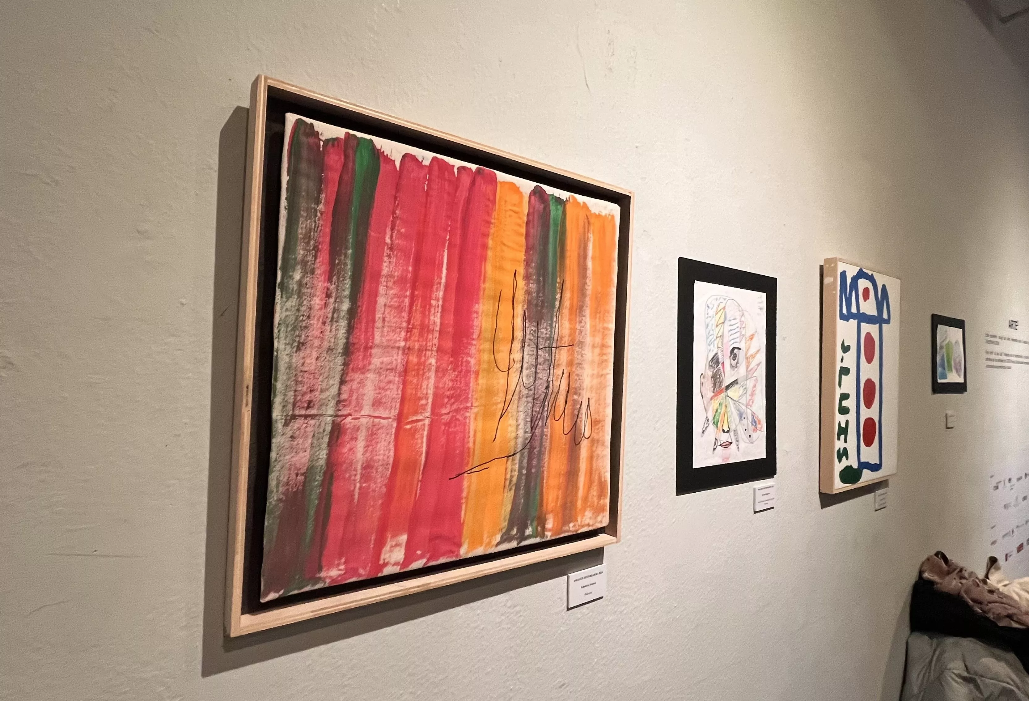 Inauguración de la exposición de las obras presentadas a Diversario 2024. Foto Mercedes Manterola