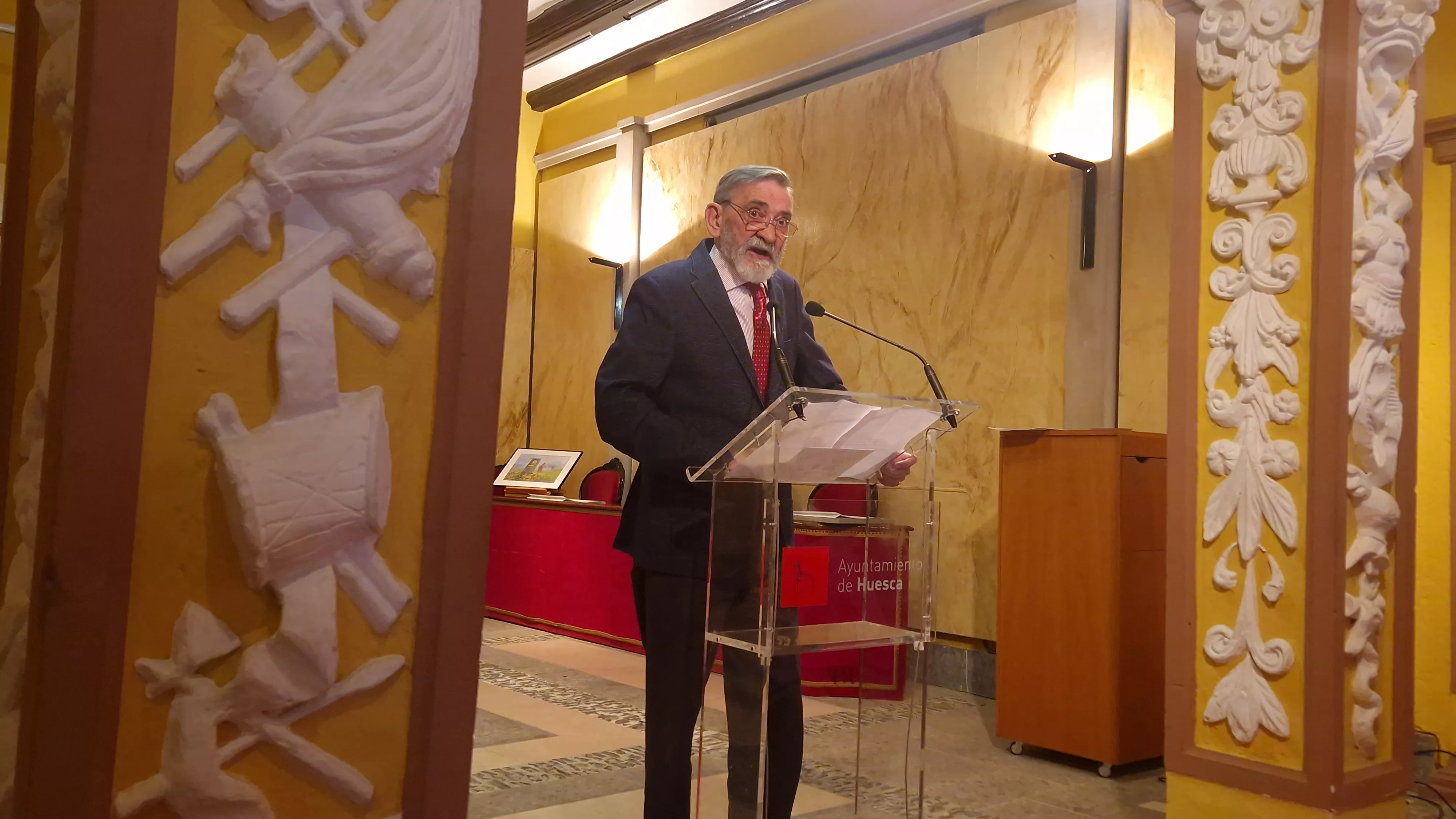 Bizén d'o Río en el Colegio Imperial de Santiago. Foto Myriam Martínez