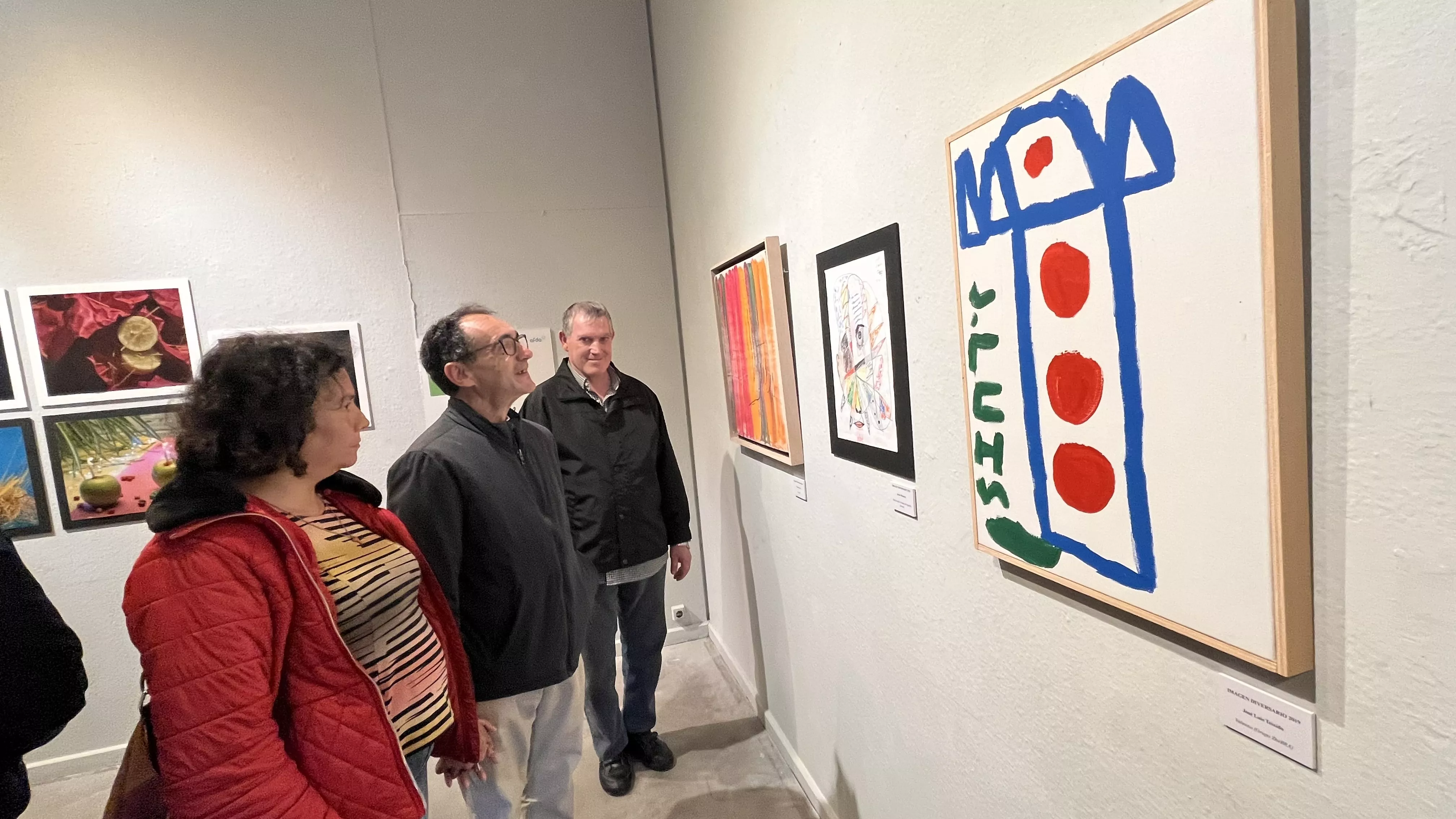 Inauguración de la exposición de las obras presentadas a Diversario 2024. Foto Mercedes Manterola