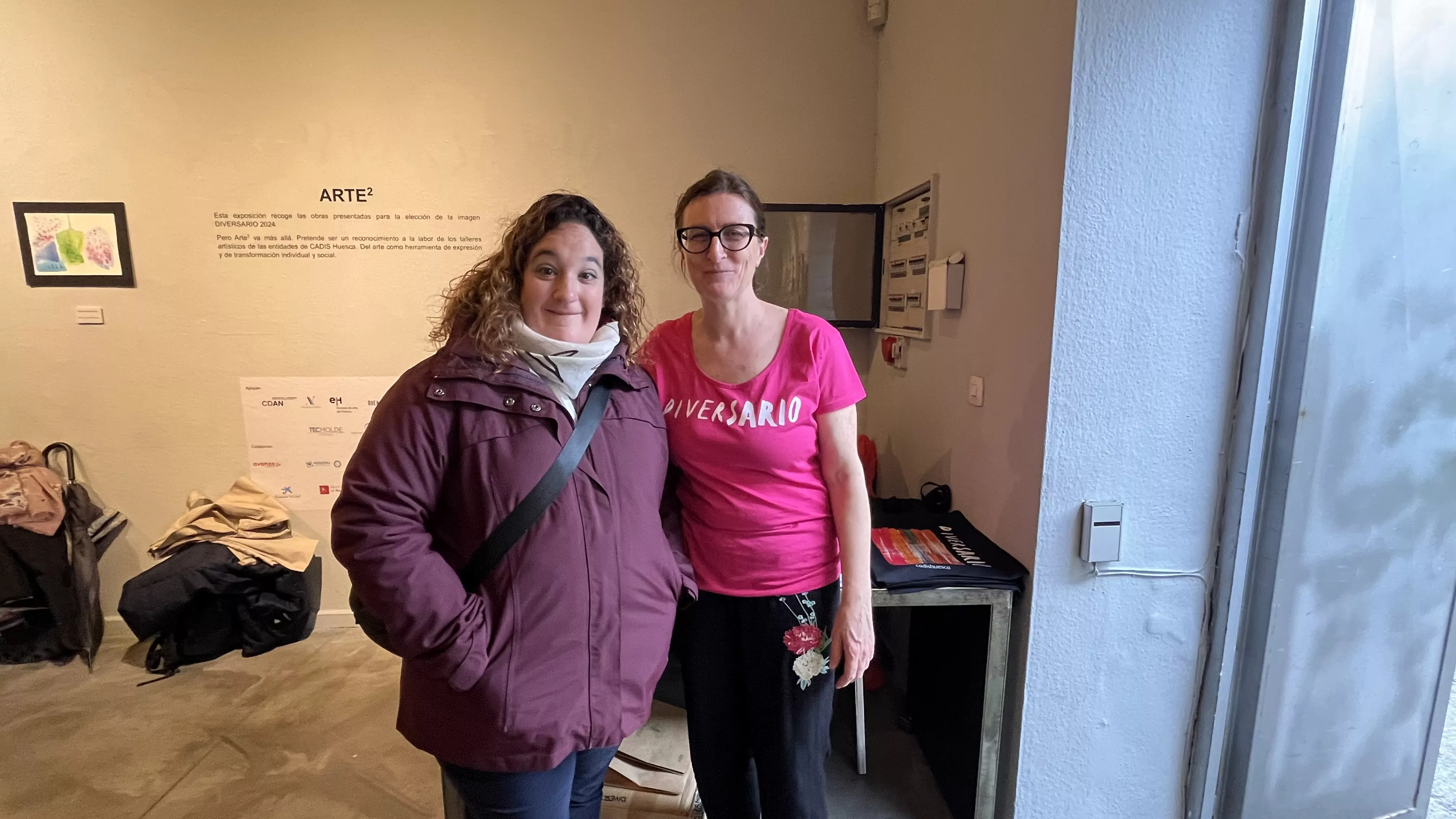 Inauguración de la exposición de las obras presentadas a Diversario 2024. Foto Mercedes Manterola