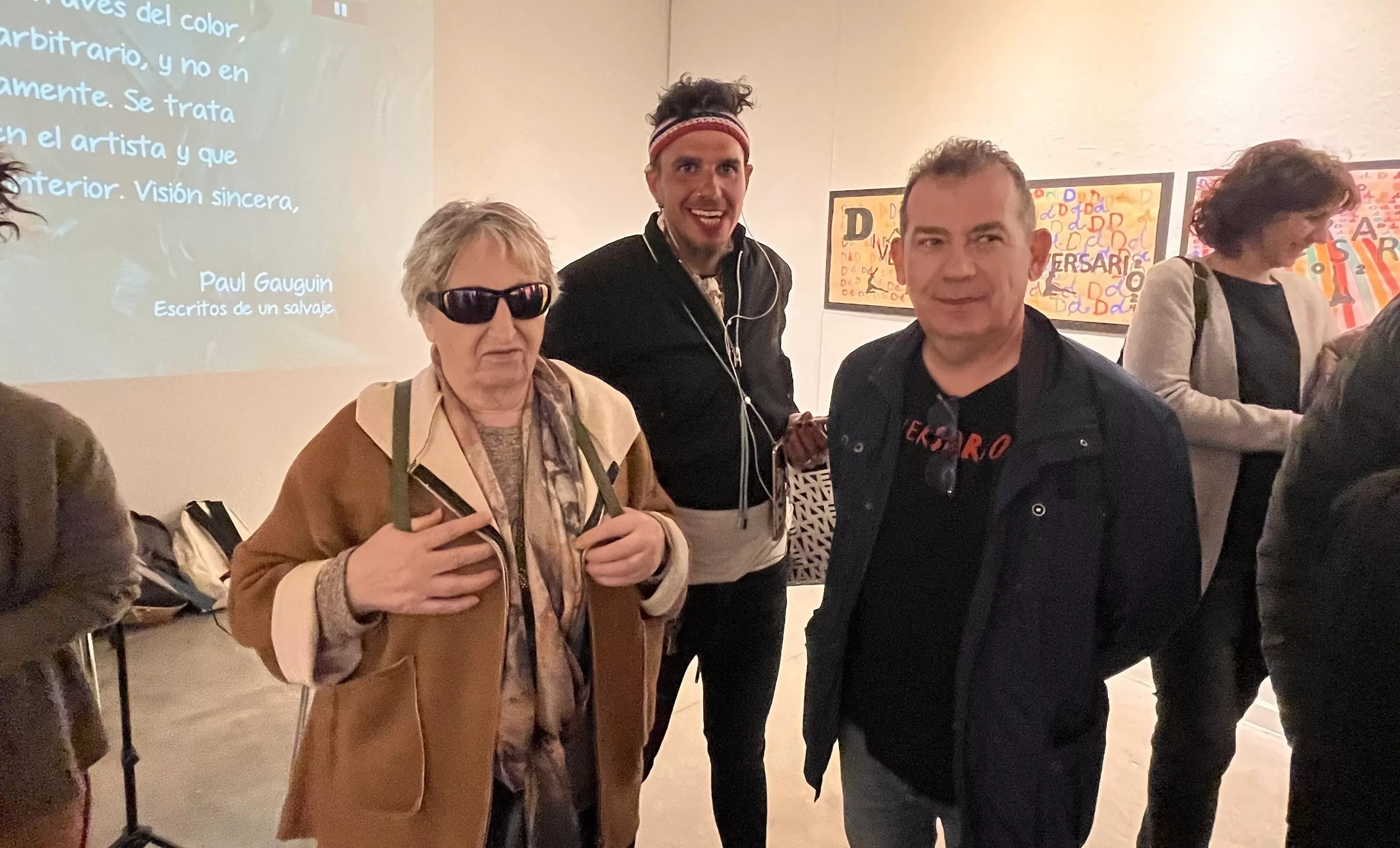 Inauguración de la exposición de las obras presentadas a Diversario 2024. Foto Mercedes Manterola