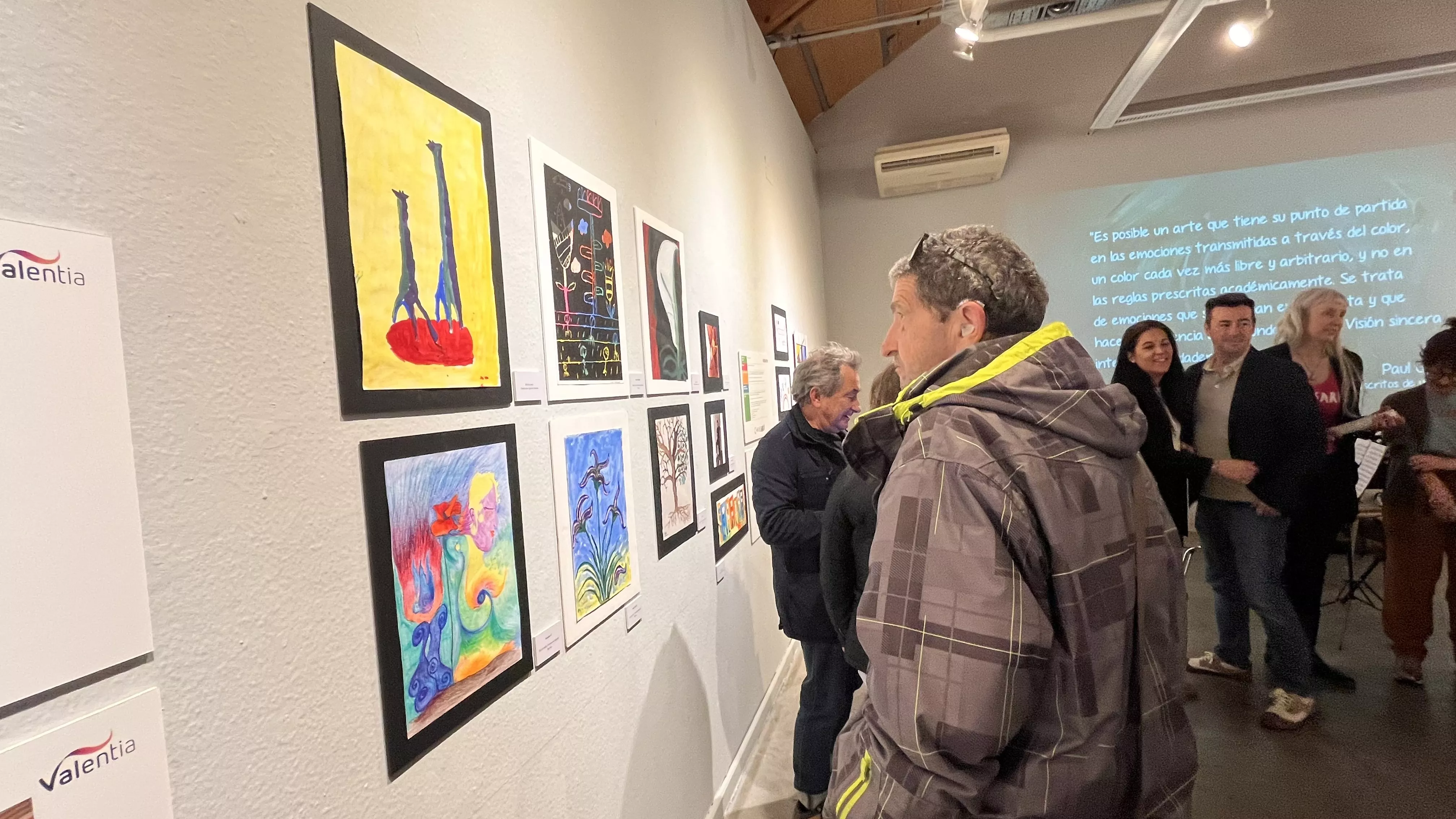 Inauguración de la exposición de las obras presentadas a Diversario 2024. Foto Mercedes Manterola