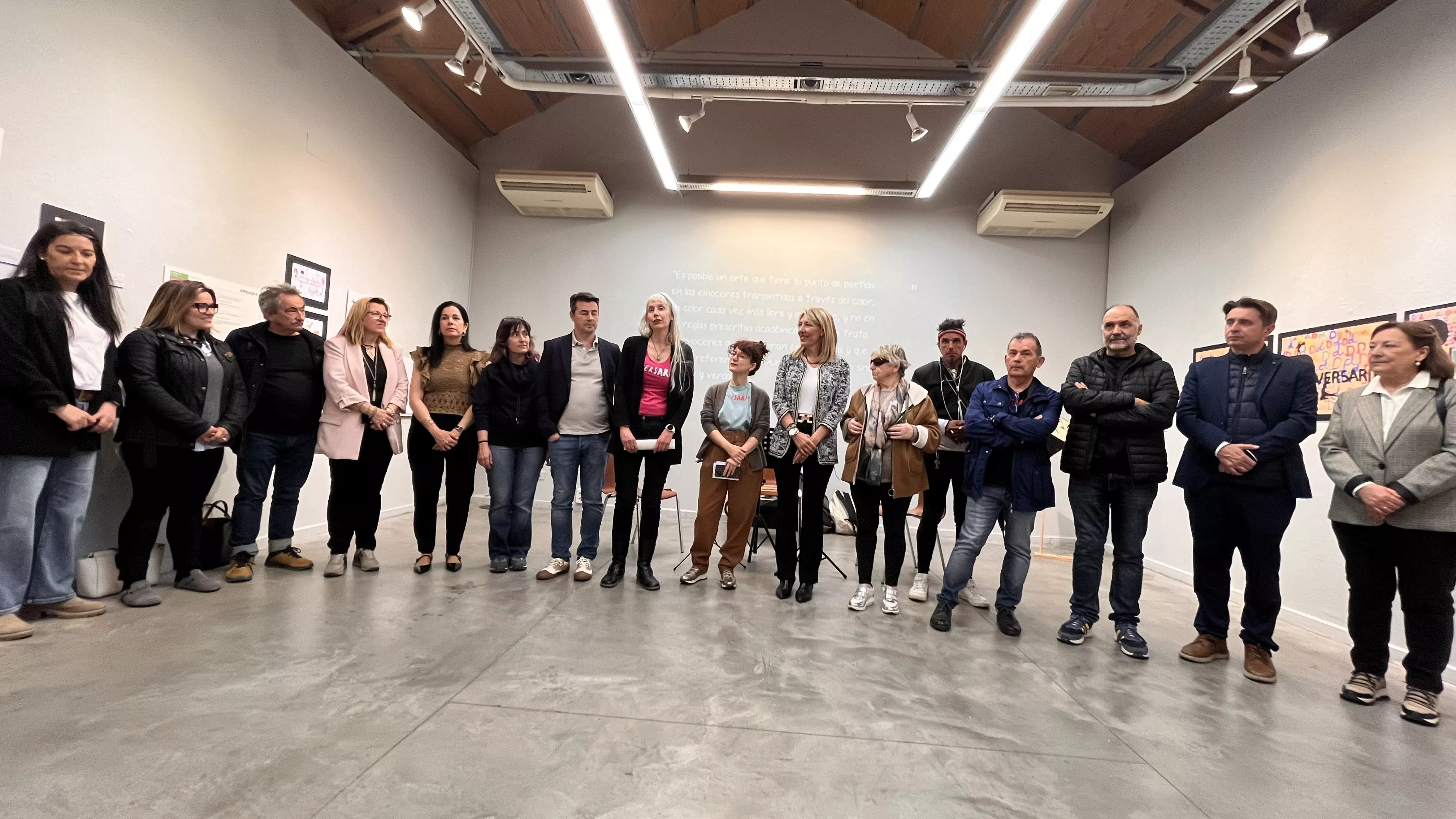 Inauguración de la exposición de las obras presentadas a Diversario 2024. Foto Mercedes Manterola