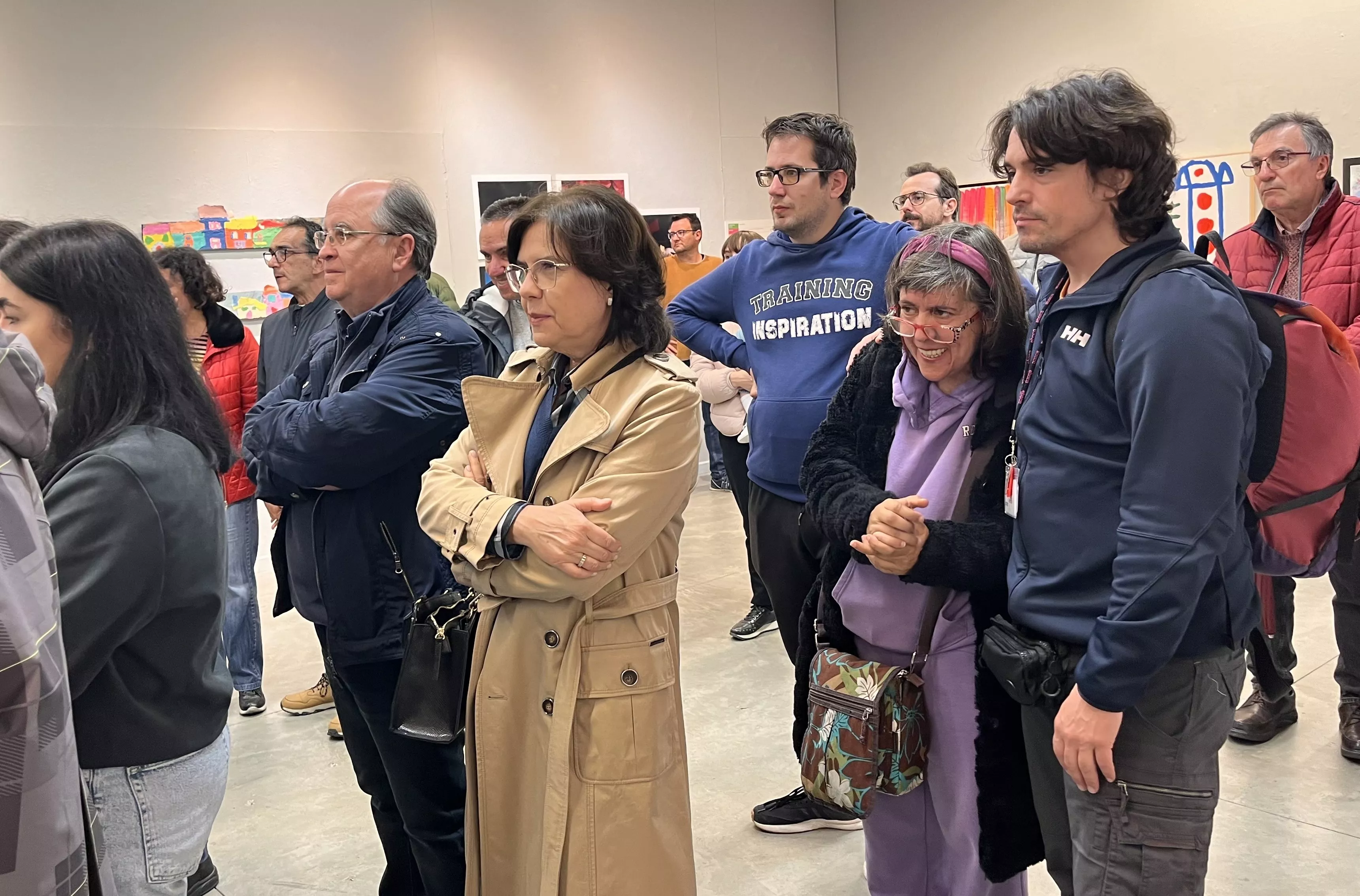 Inauguración de la exposición de las obras presentadas a Diversario 2024. Foto Mercedes Manterola