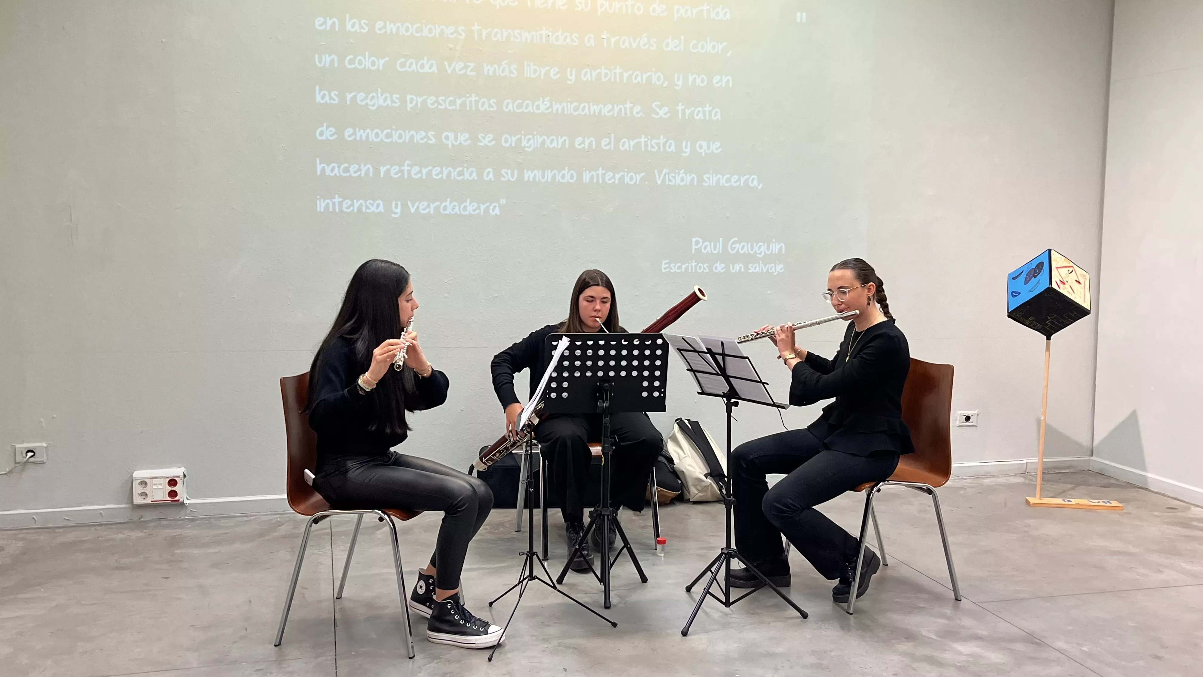 Inauguración de la exposición de las obras presentadas a Diversario 2024. Foto Mercedes Manterola