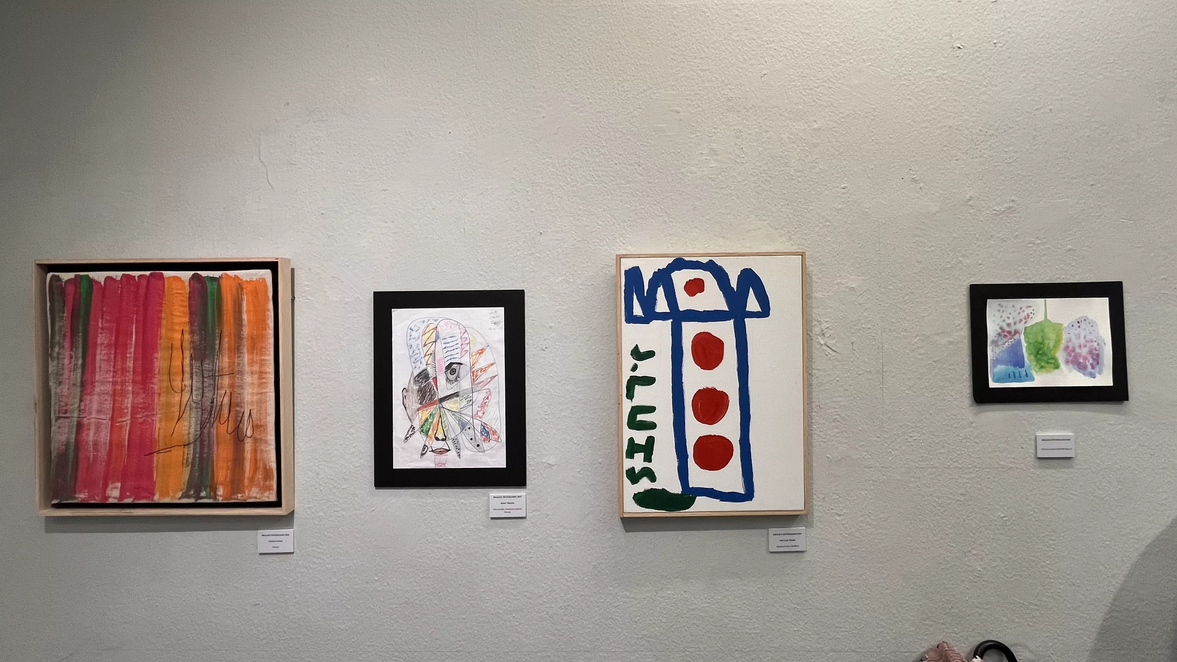 Inauguración de la exposición de las obras presentadas a Diversario 2024. Foto Mercedes Manterola