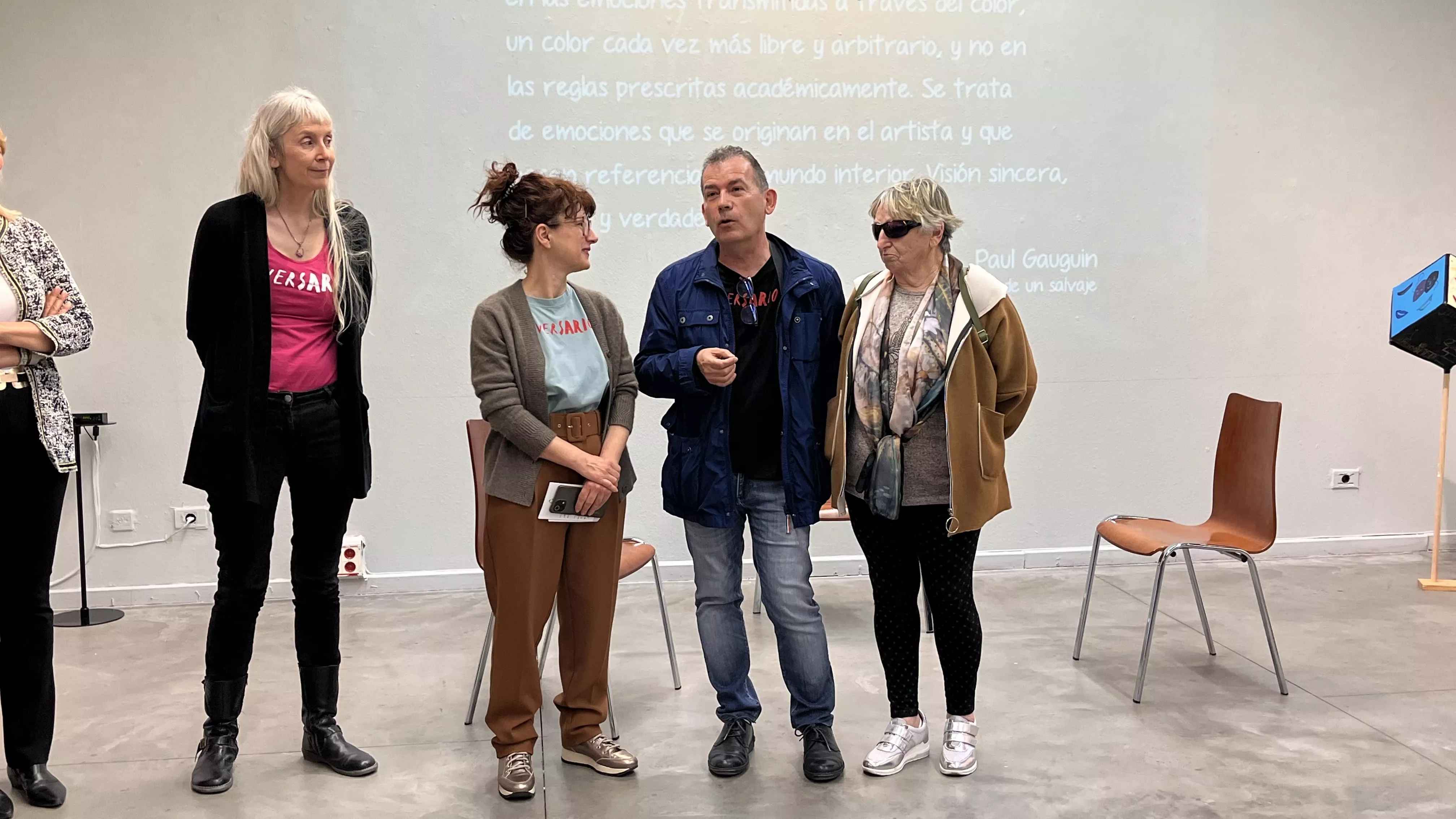 Inauguración de la exposición de las obras presentadas a Diversario 2024. Foto Mercedes Manterola