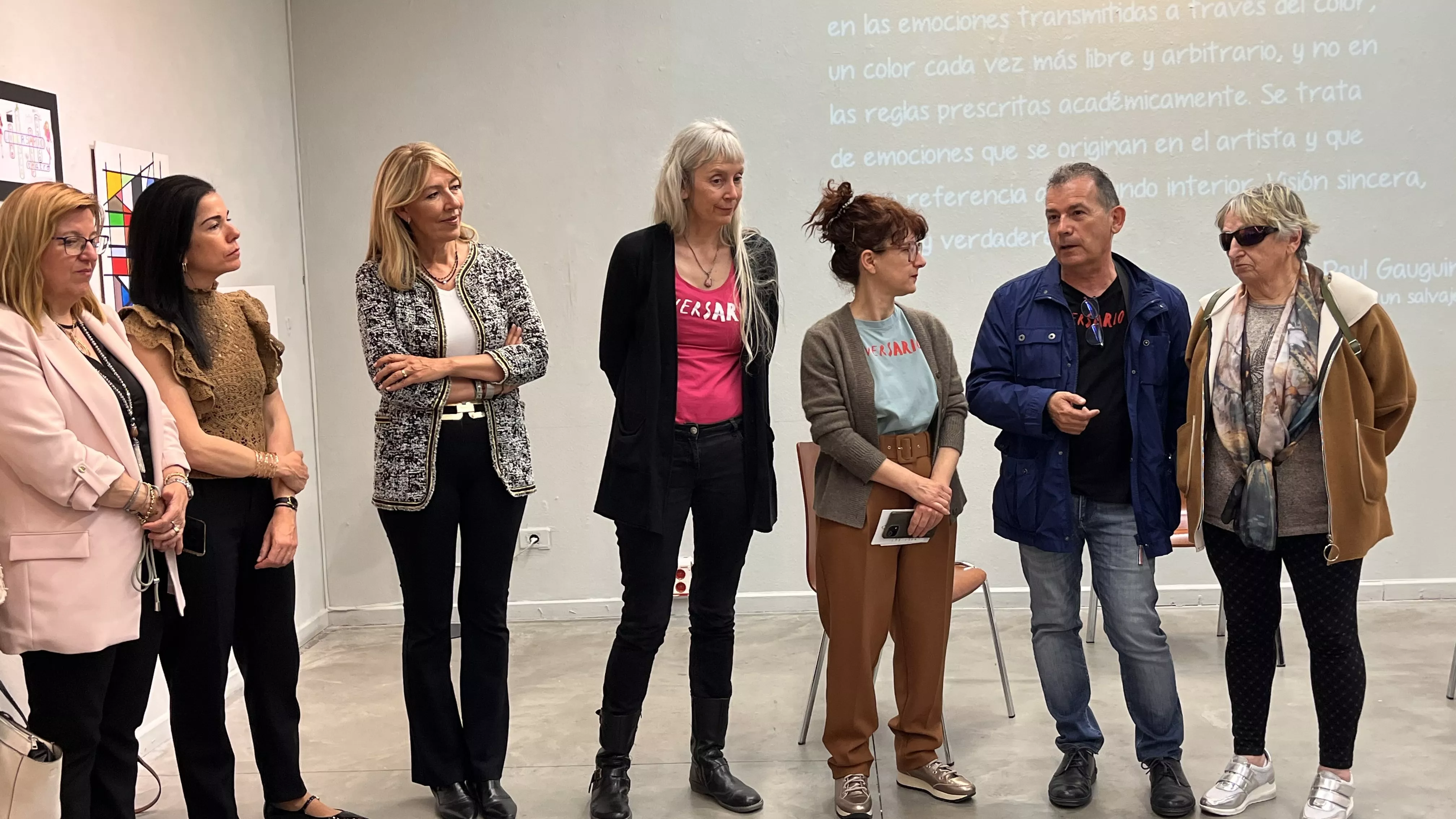 Inauguración de la exposición de las obras presentadas a Diversario 2024. Foto Mercedes Manterola