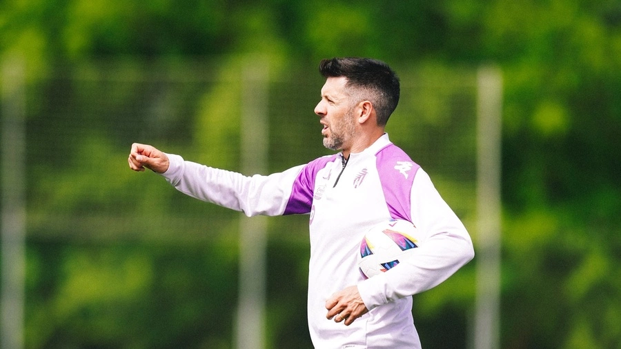 Pezzolano, entrenador del Valladollid.