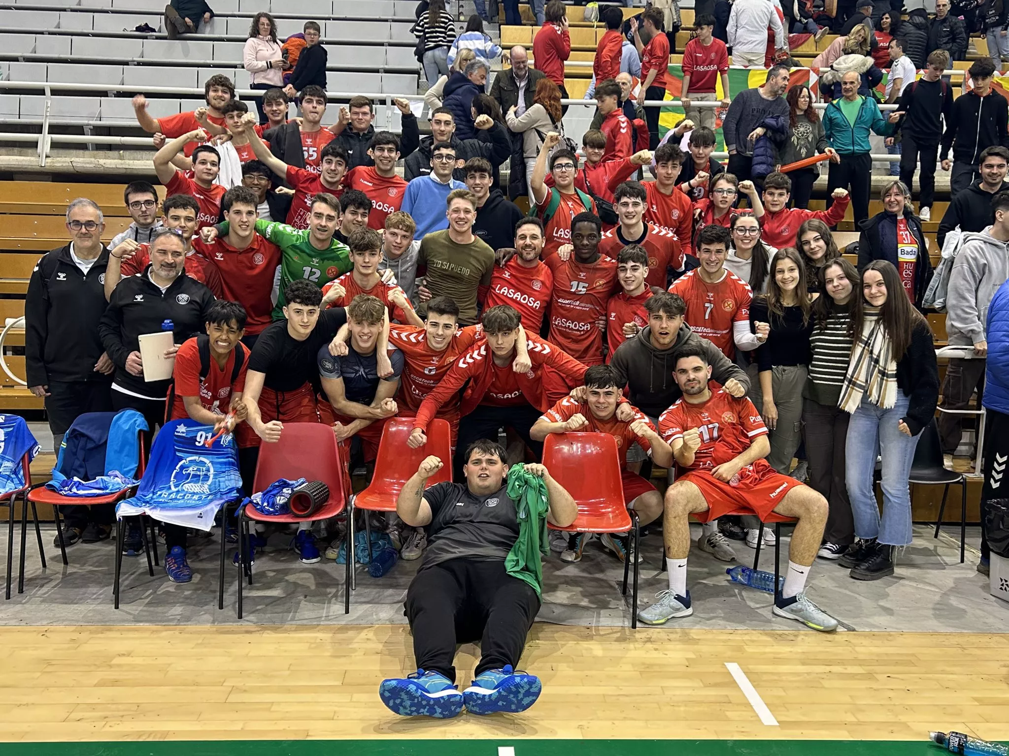 Oscatech Huesca debuta en la fase final con un triunfo (25-21)