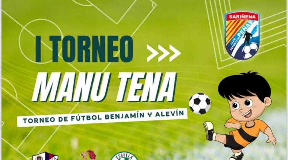 Sariñena recordará a Manu Tena con su torneo de fútbol