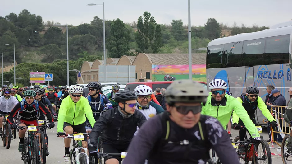 Salida de la Orbea Monegros 2024.