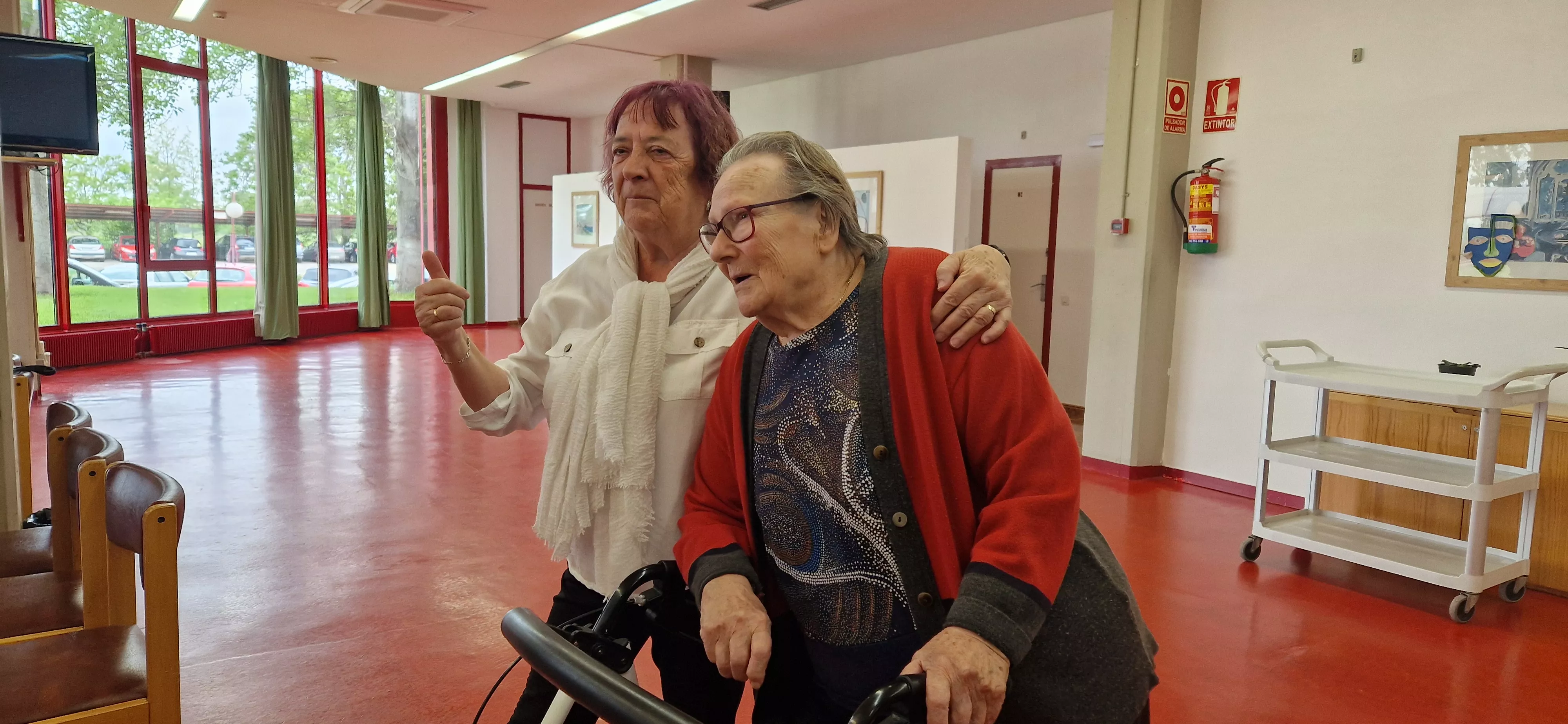 Isabel Arilla y Amalia Ultra. Foto Myriam Martínez