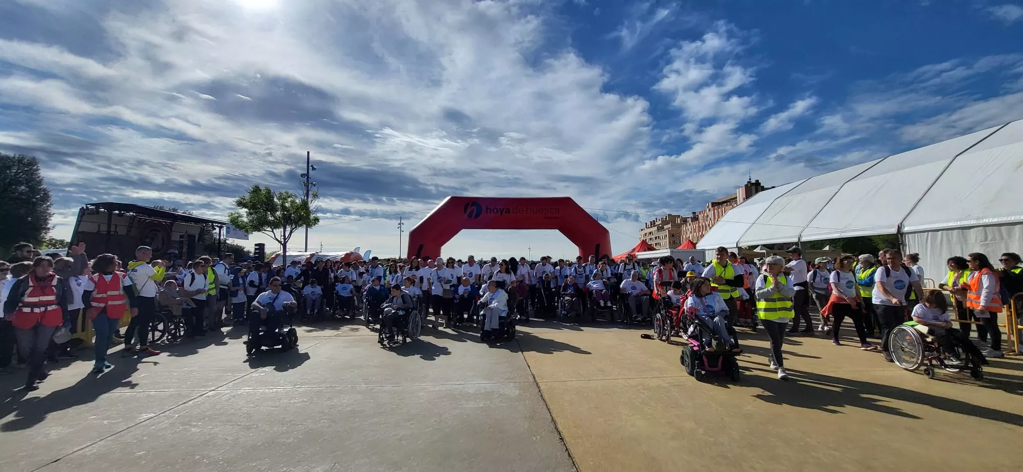 12 Marcha Aspace Huesca. Foto Mercedes Manterola.