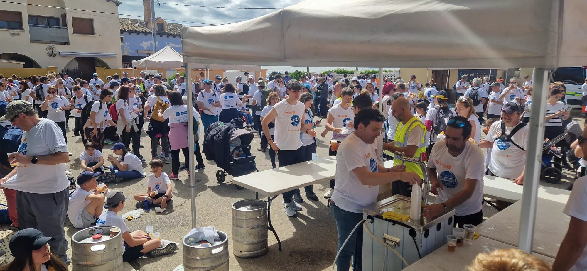 Llegada de la Marcha a Banariés. Foto Myriam Martínez