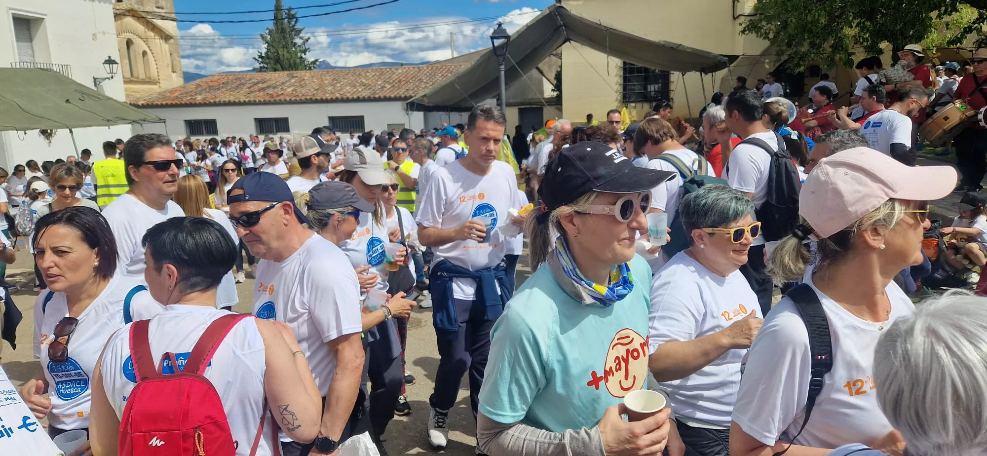 Llegada de la Marcha a Banariés. Foto Myriam Martínez