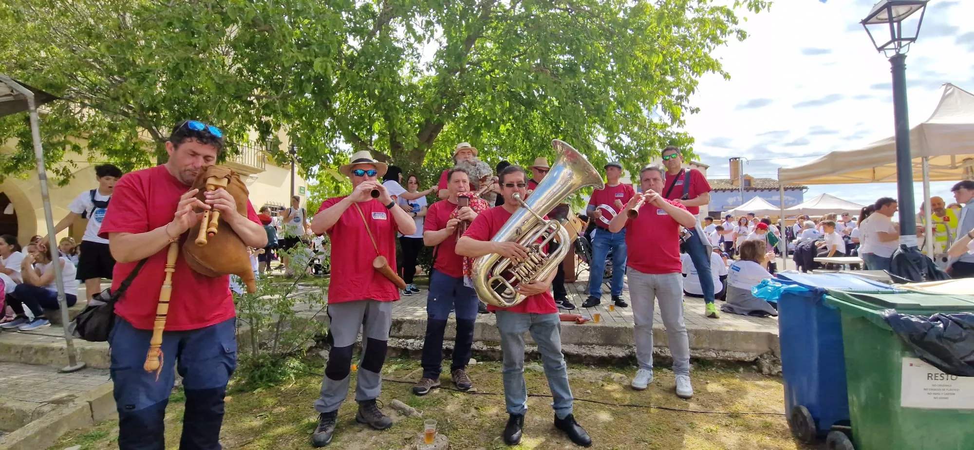 Llegada de la Marcha a Banariés. Foto Myriam Martínez