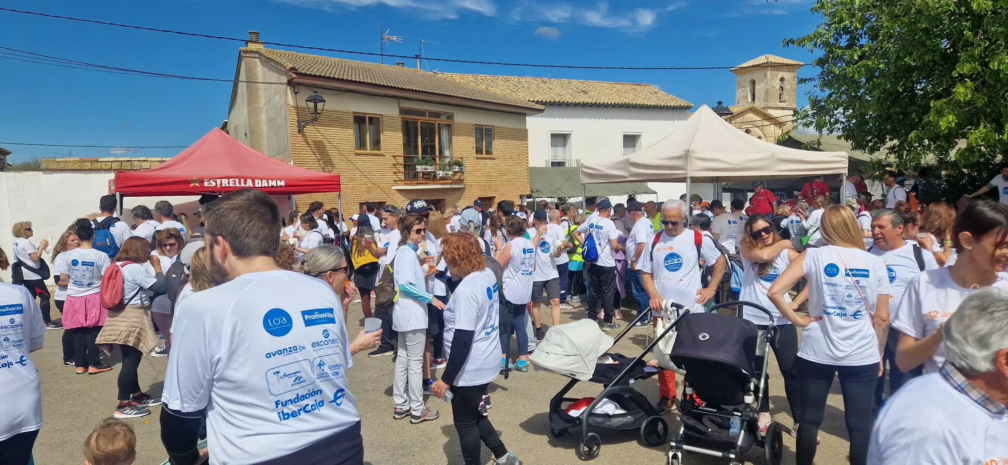 Llegada de la Marcha a Banariés. Foto Myriam Martínez