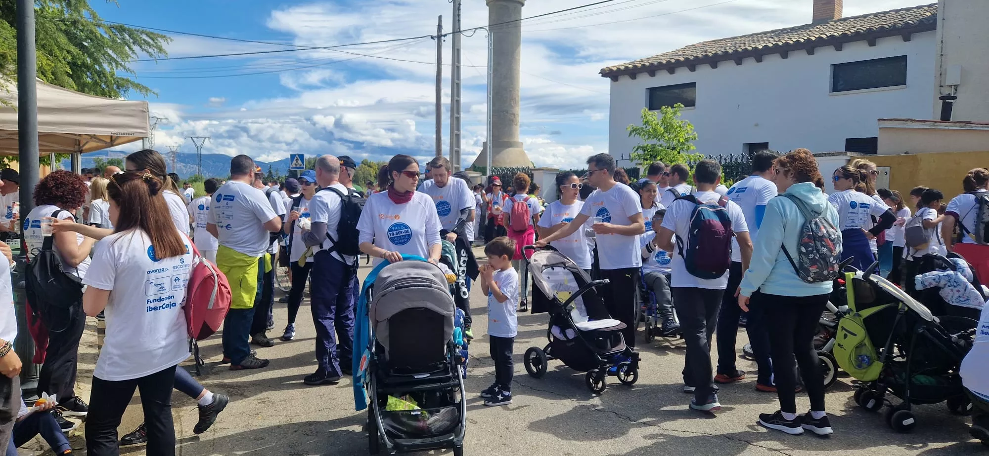 Llegada de la Marcha a Banariés. Foto Myriam Martínez