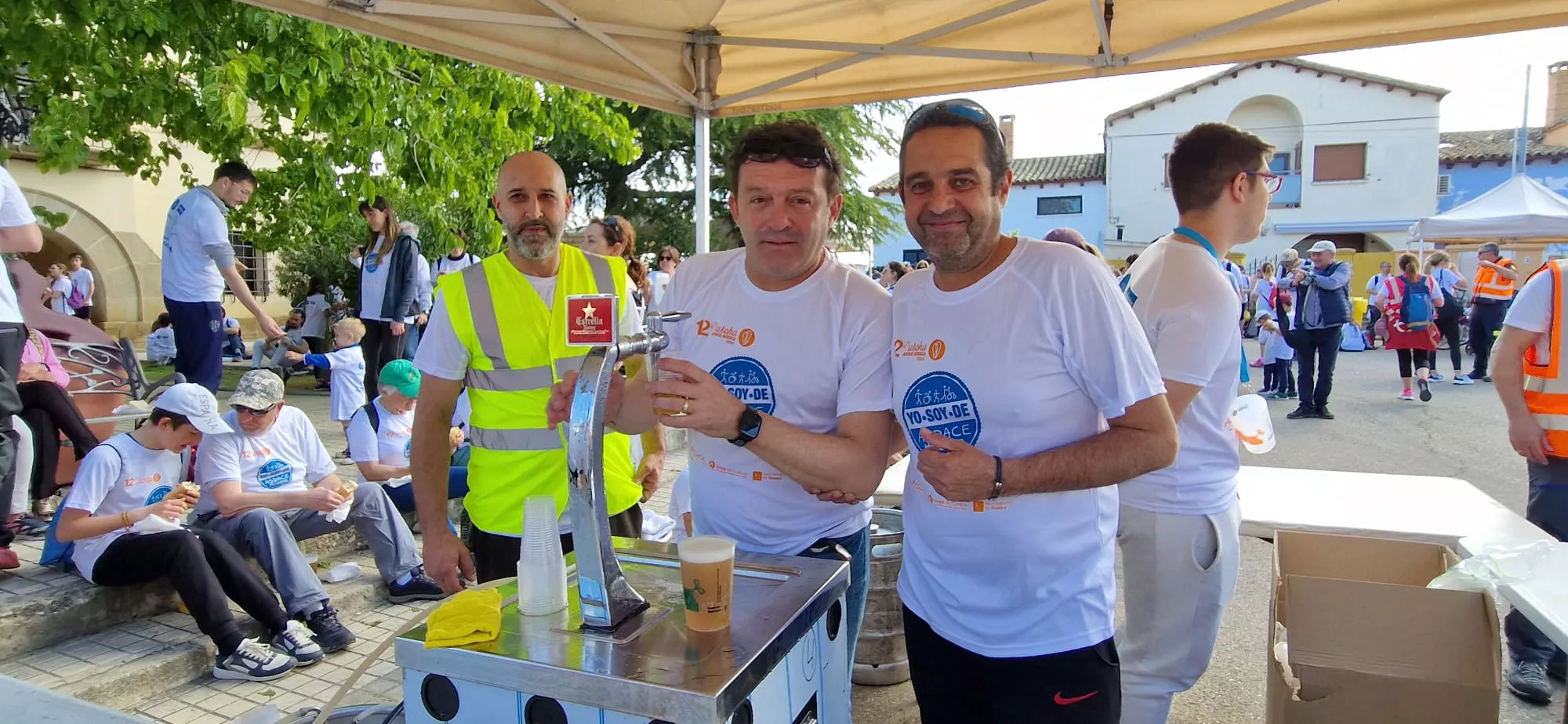 Llegada de la Marcha a Banariés. Foto Myriam Martínez