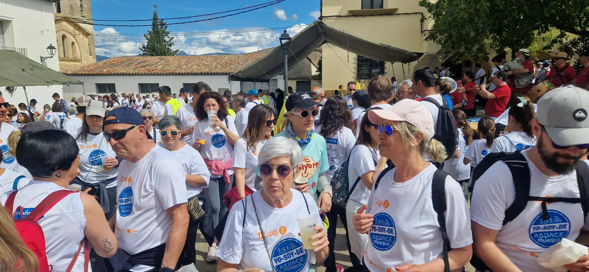 Llegada de la Marcha a Banariés. Foto Myriam Martínez