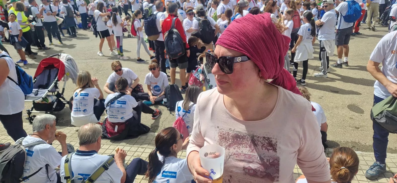 Llegada de la Marcha a Banariés. Foto Myriam Martínez