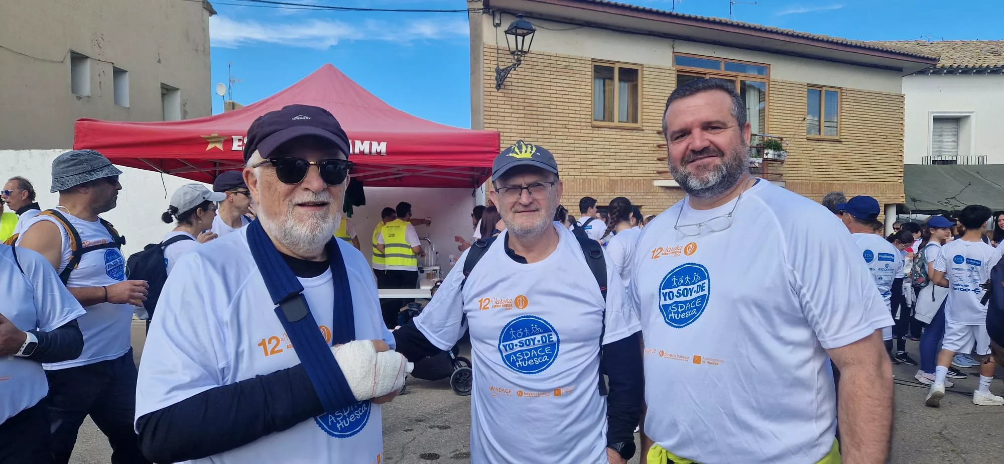 Llegada de la Marcha a Banariés. Foto Myriam Martínez