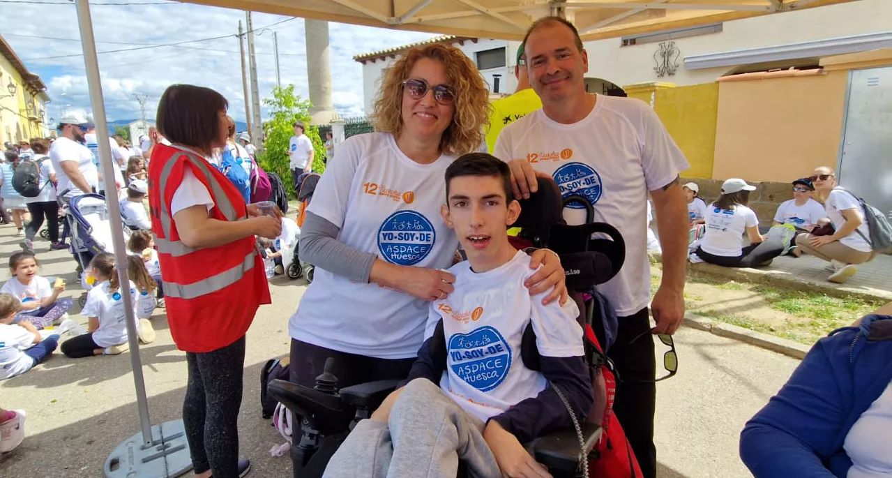 Llegada de la Marcha a Banariés. Foto Myriam Martínez