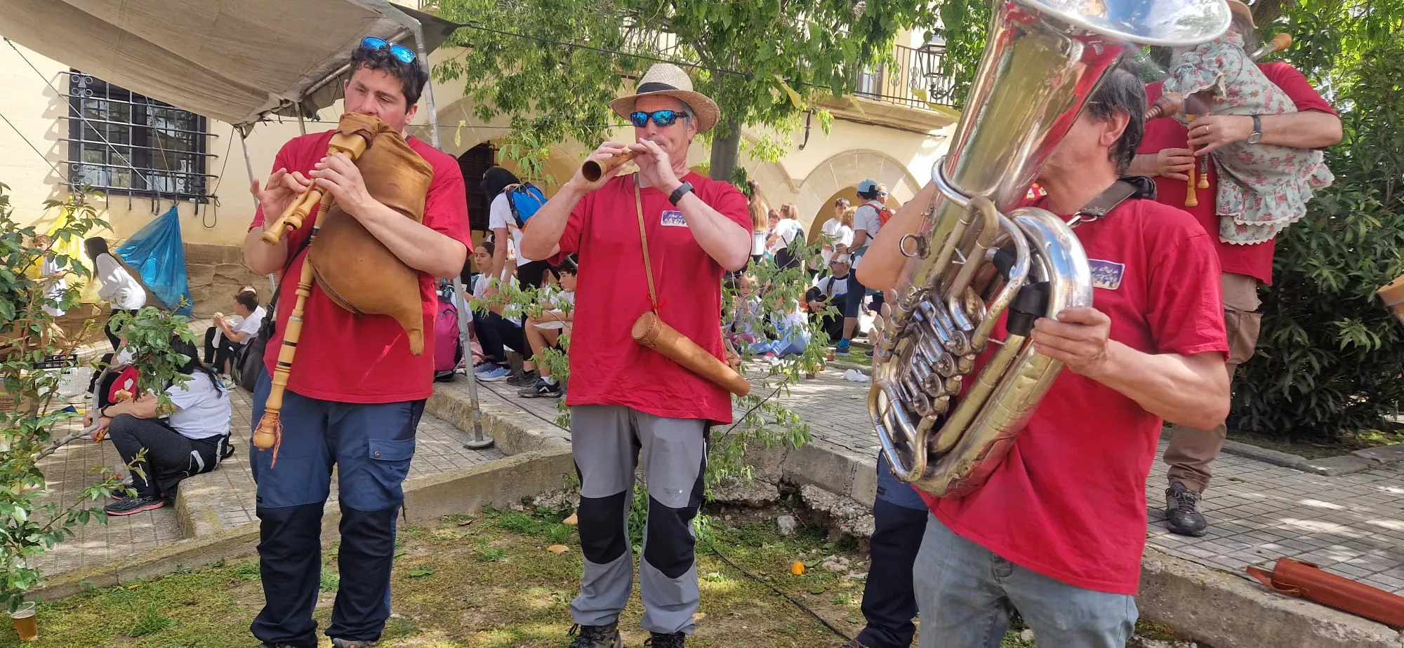 Llegada de la Marcha a Banariés. Foto Myriam Martínez