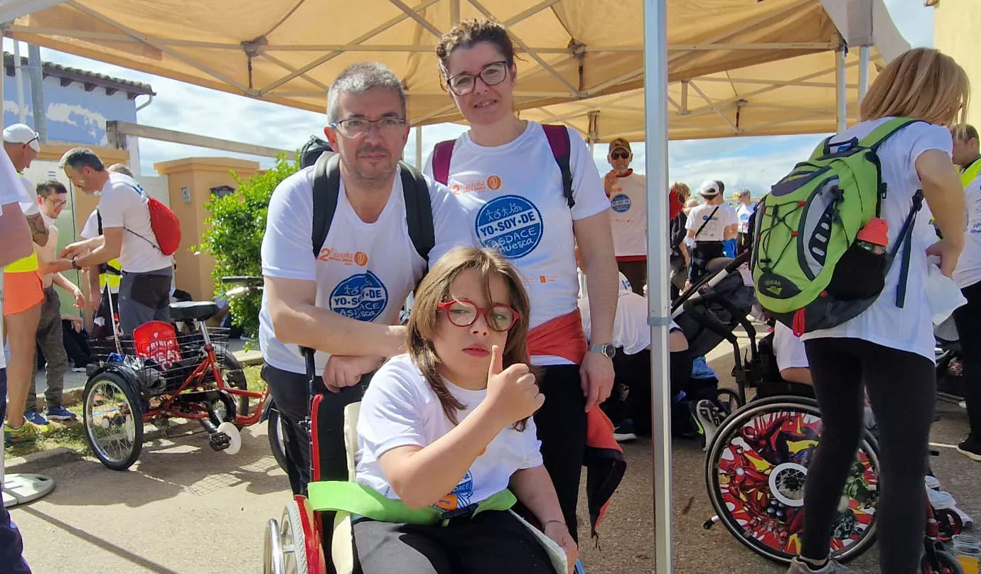 Llegada de la Marcha a Banariés. Foto Myriam Martínez