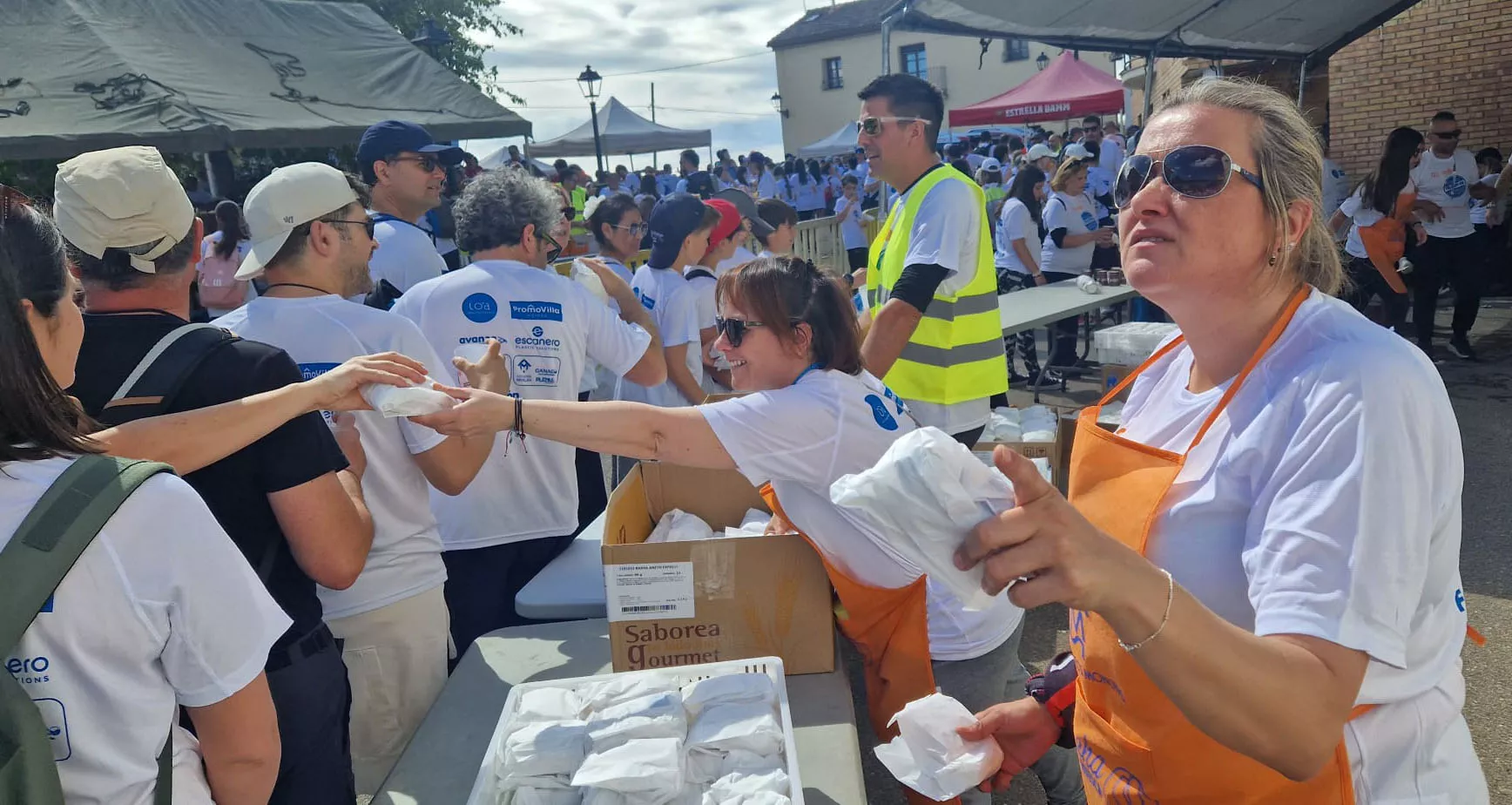Llegada de la Marcha a Banariés. Foto Myriam Martínez