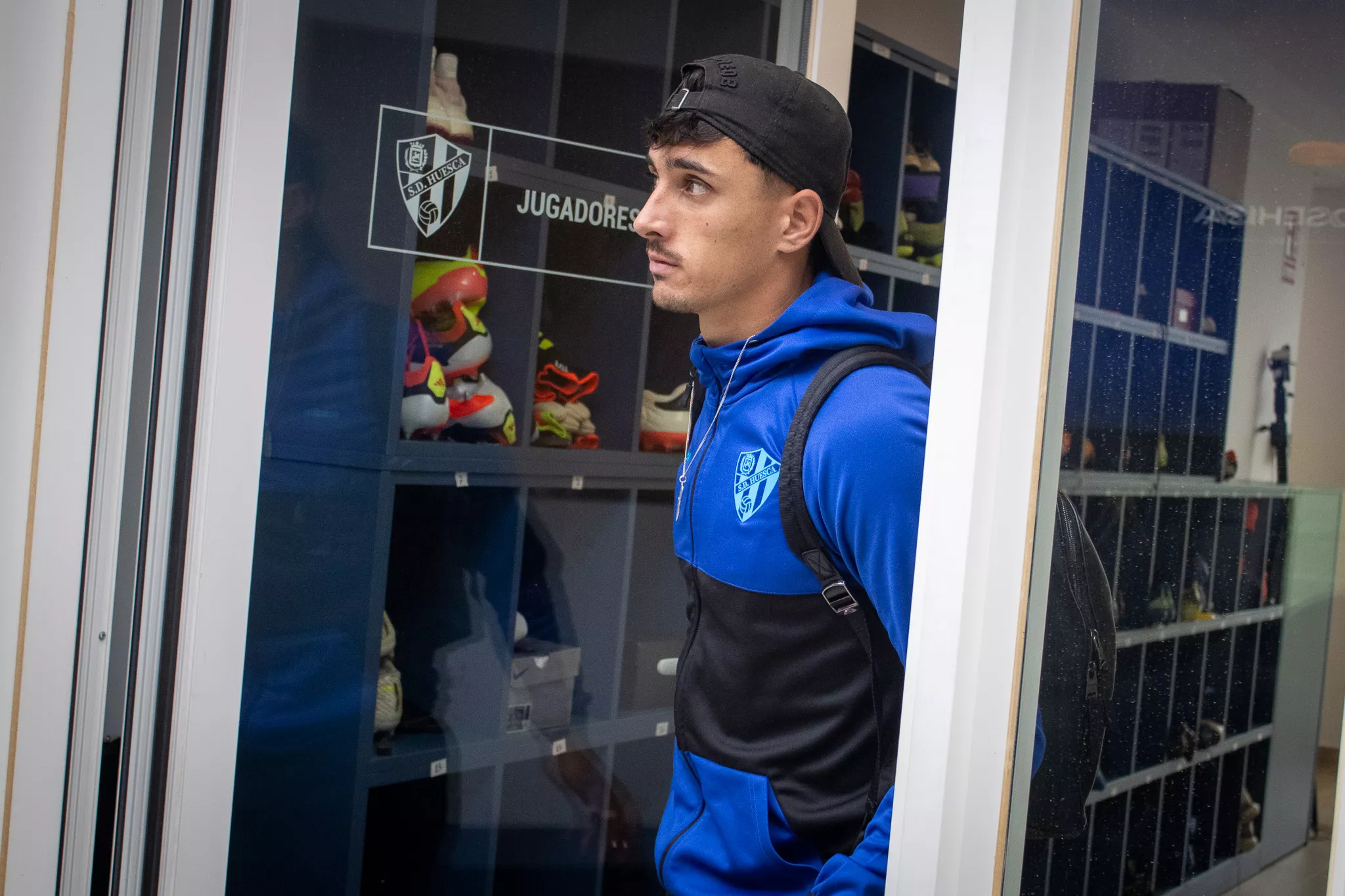 Vilarrasa, jugador de la SD Huesca.