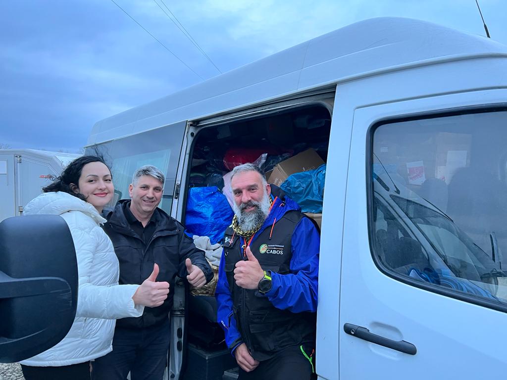 Primera expedición a Ucrania en marzo con ucranianos de vuelta para ponerse a salvo en España.