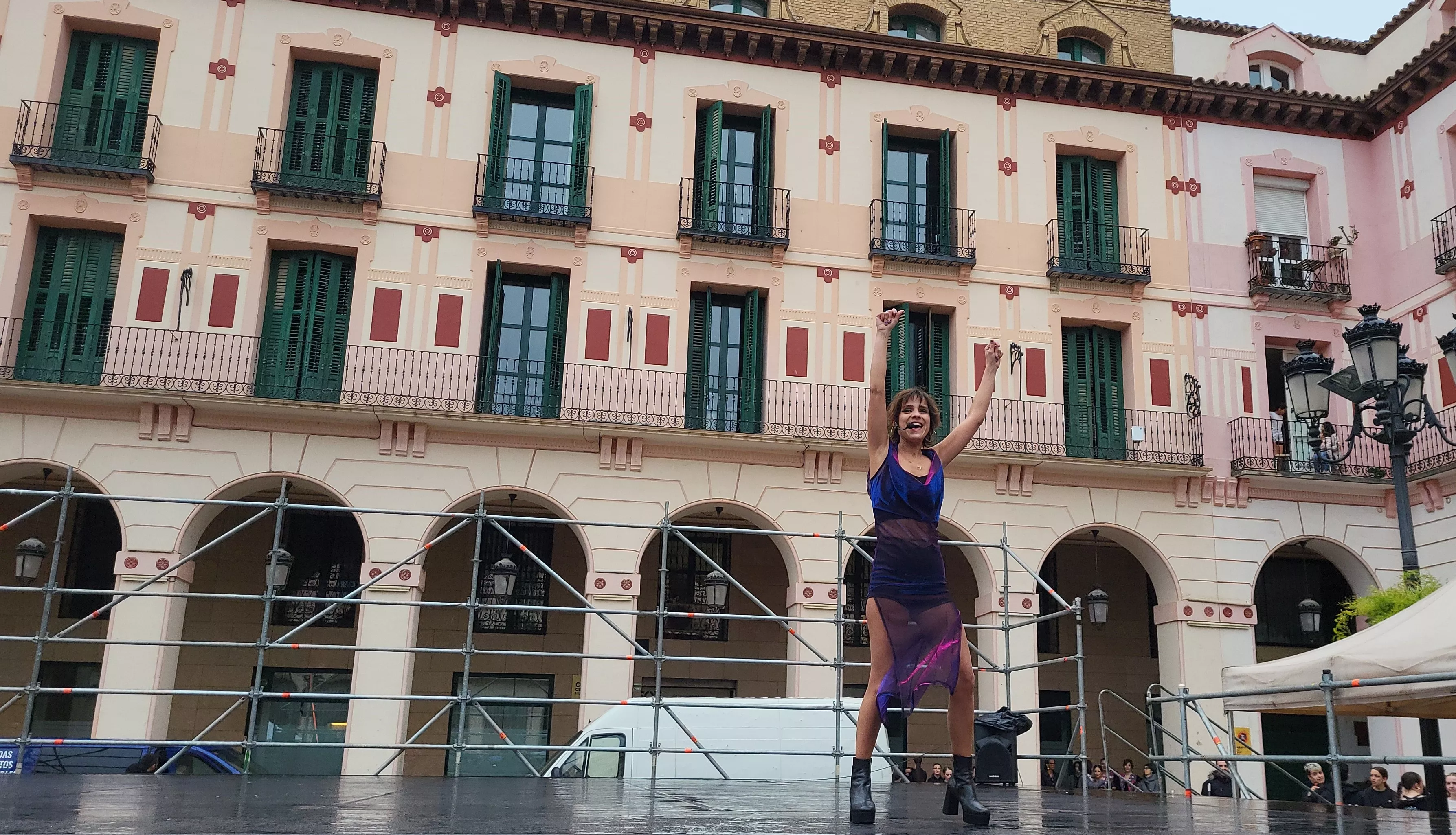 Celebración del Día Internacional de la Danza en Huesca. Foto Mercedes Manterola