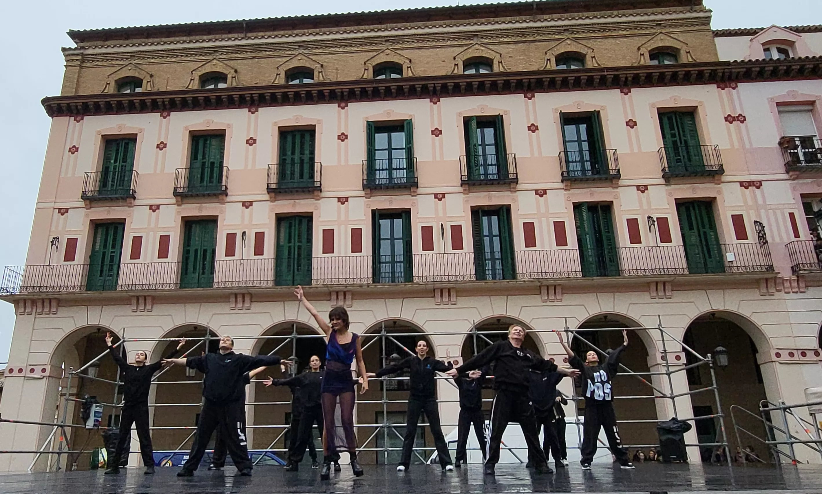 Celebración del Día Internacional de la Danza en Huesca. Foto Mercedes Manterola