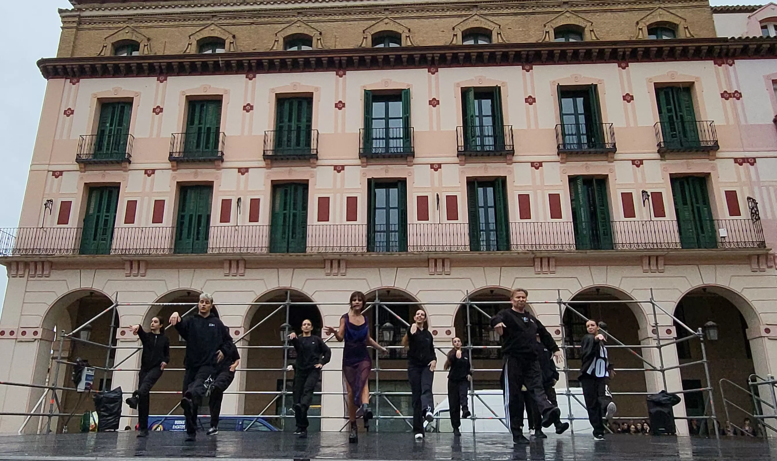 Celebración del Día Internacional de la Danza en Huesca. Foto Mercedes Manterola