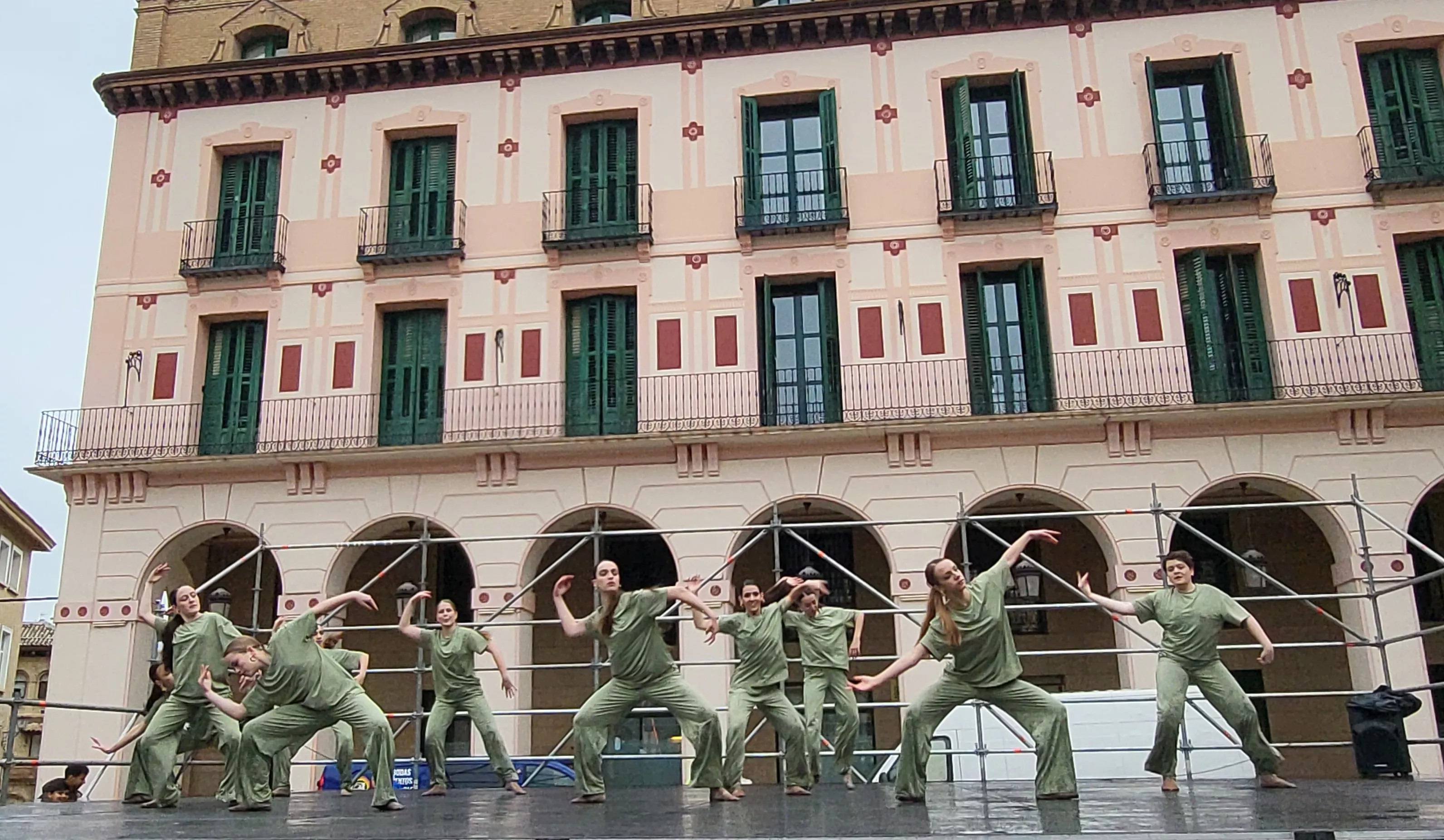 Celebración del Día Internacional de la Danza en Huesca. Foto Mercedes Manterola