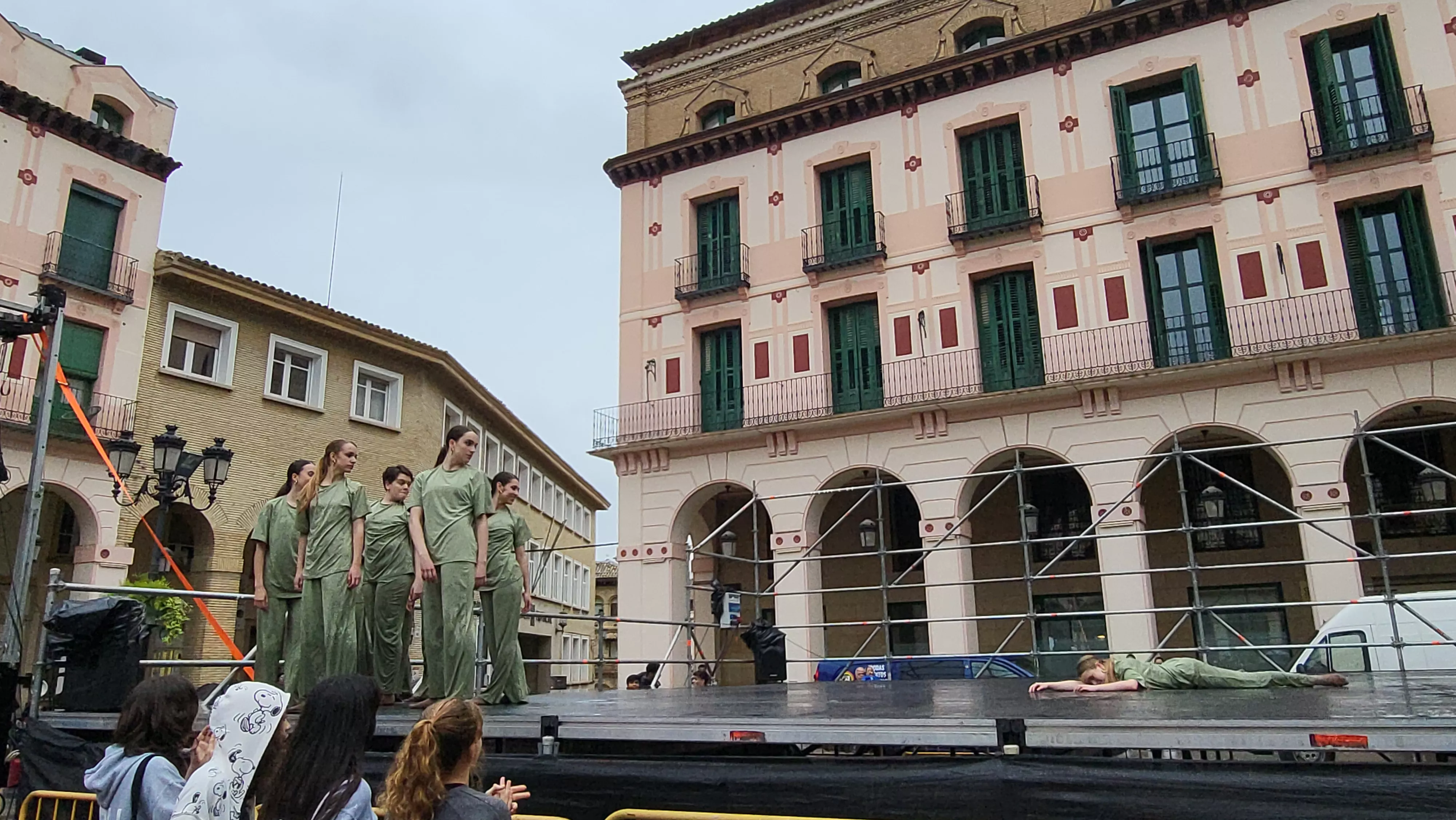 Celebración del Día Internacional de la Danza en Huesca. Foto Mercedes Manterola