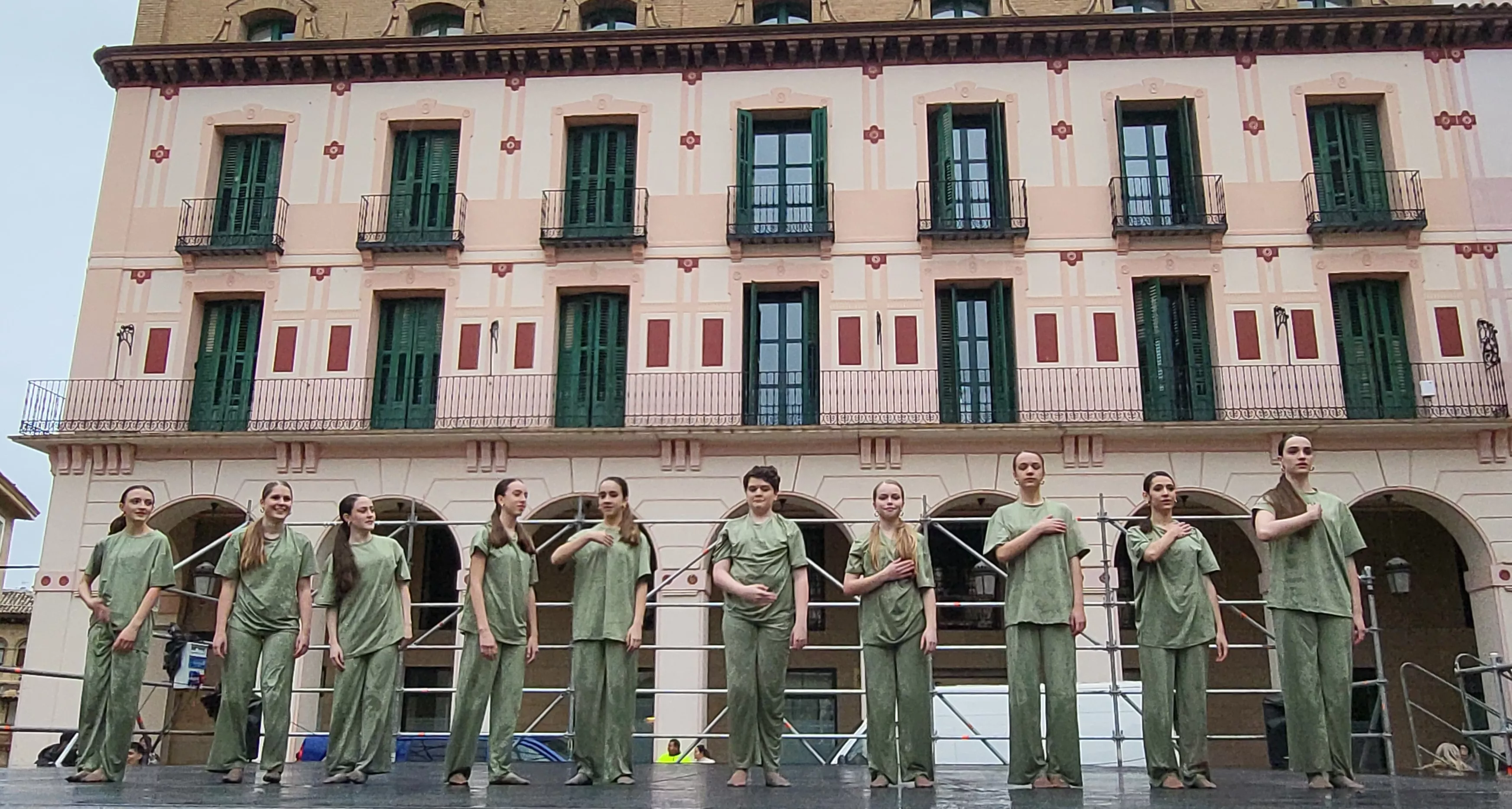 Celebración del Día Internacional de la Danza en Huesca. Foto Mercedes Manterola