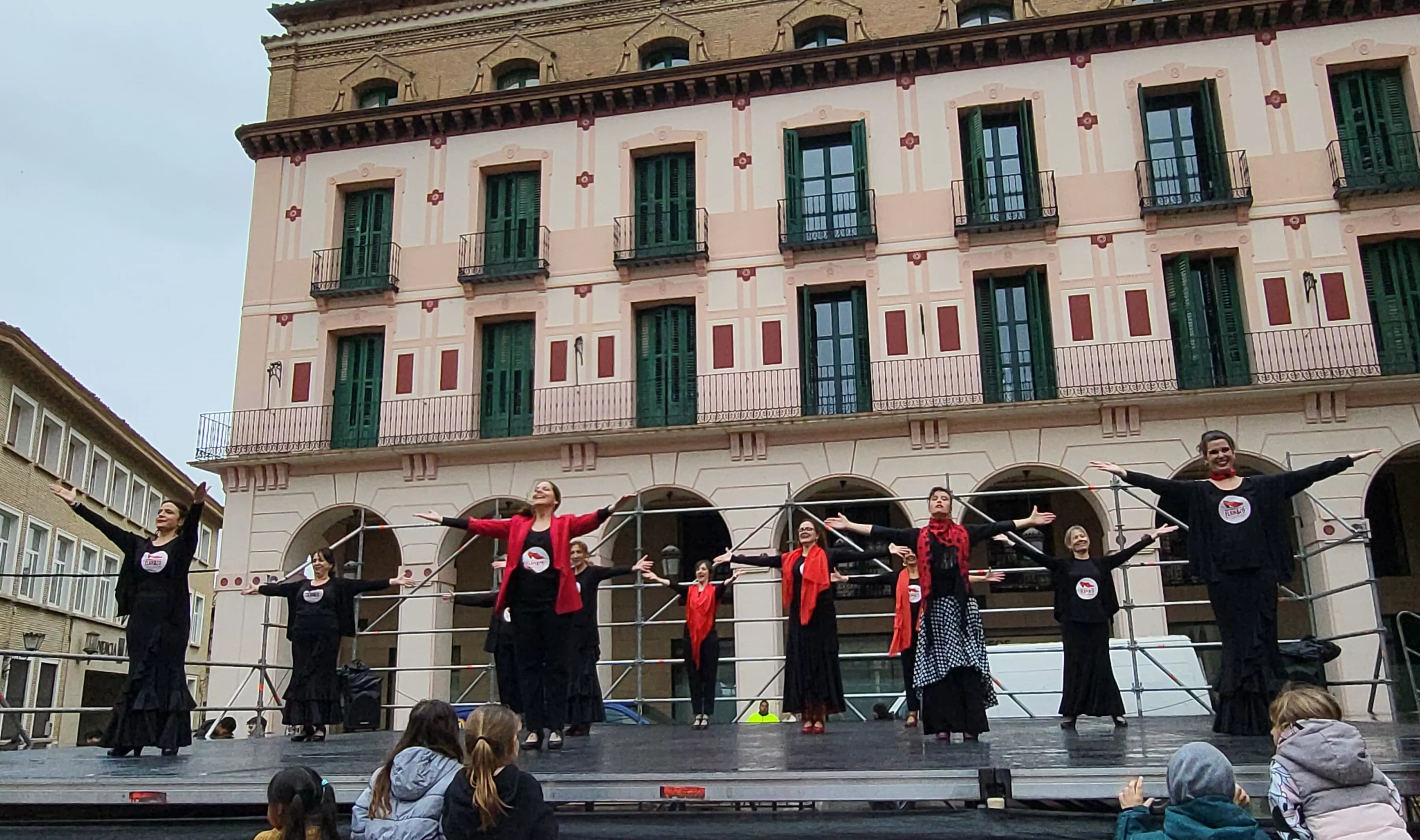 Celebración del Día Internacional de la Danza en Huesca. Foto Mercedes Manterola