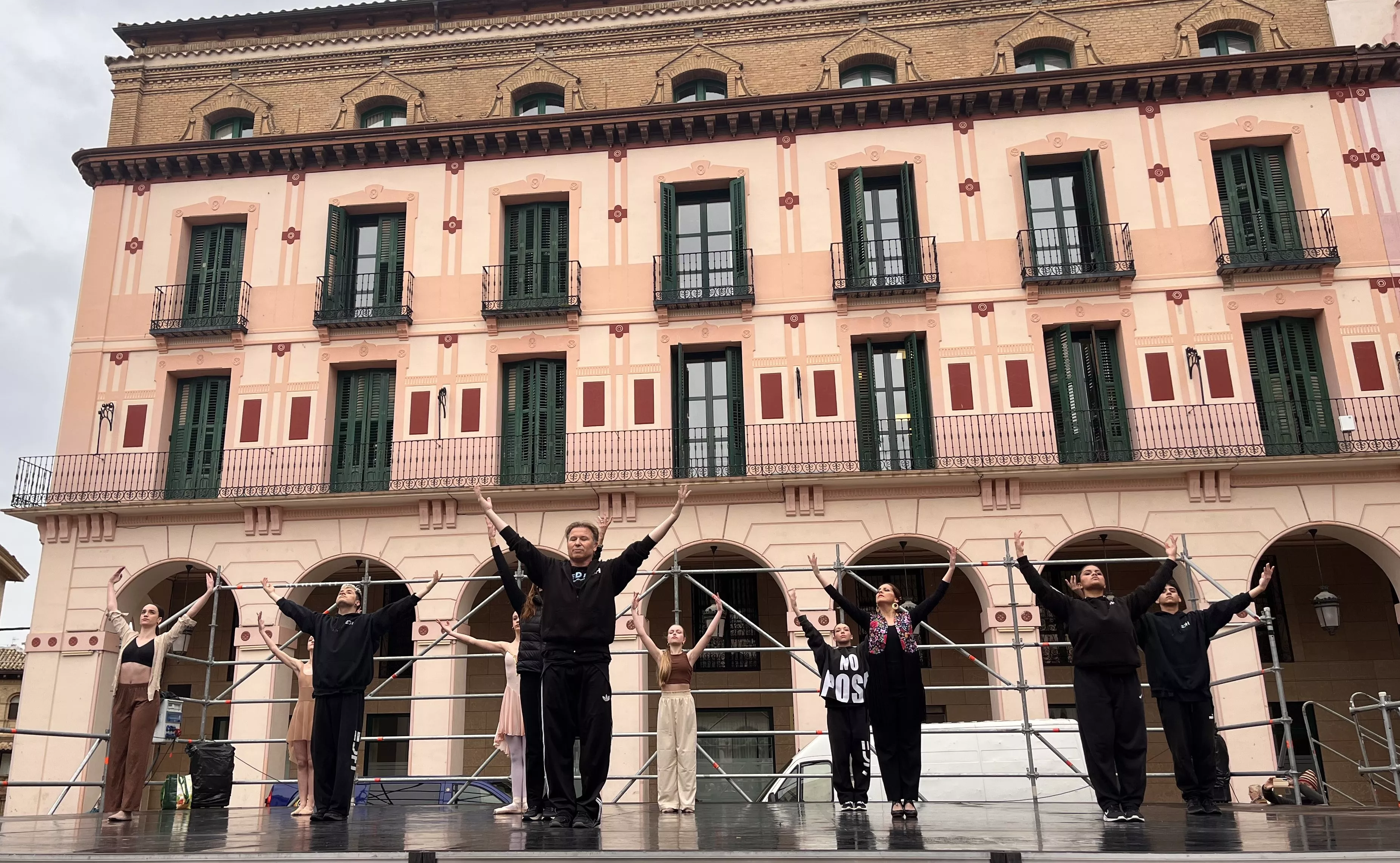 Celebración del Día Internacional de la Danza en Huesca. Foto Mercedes Manterola