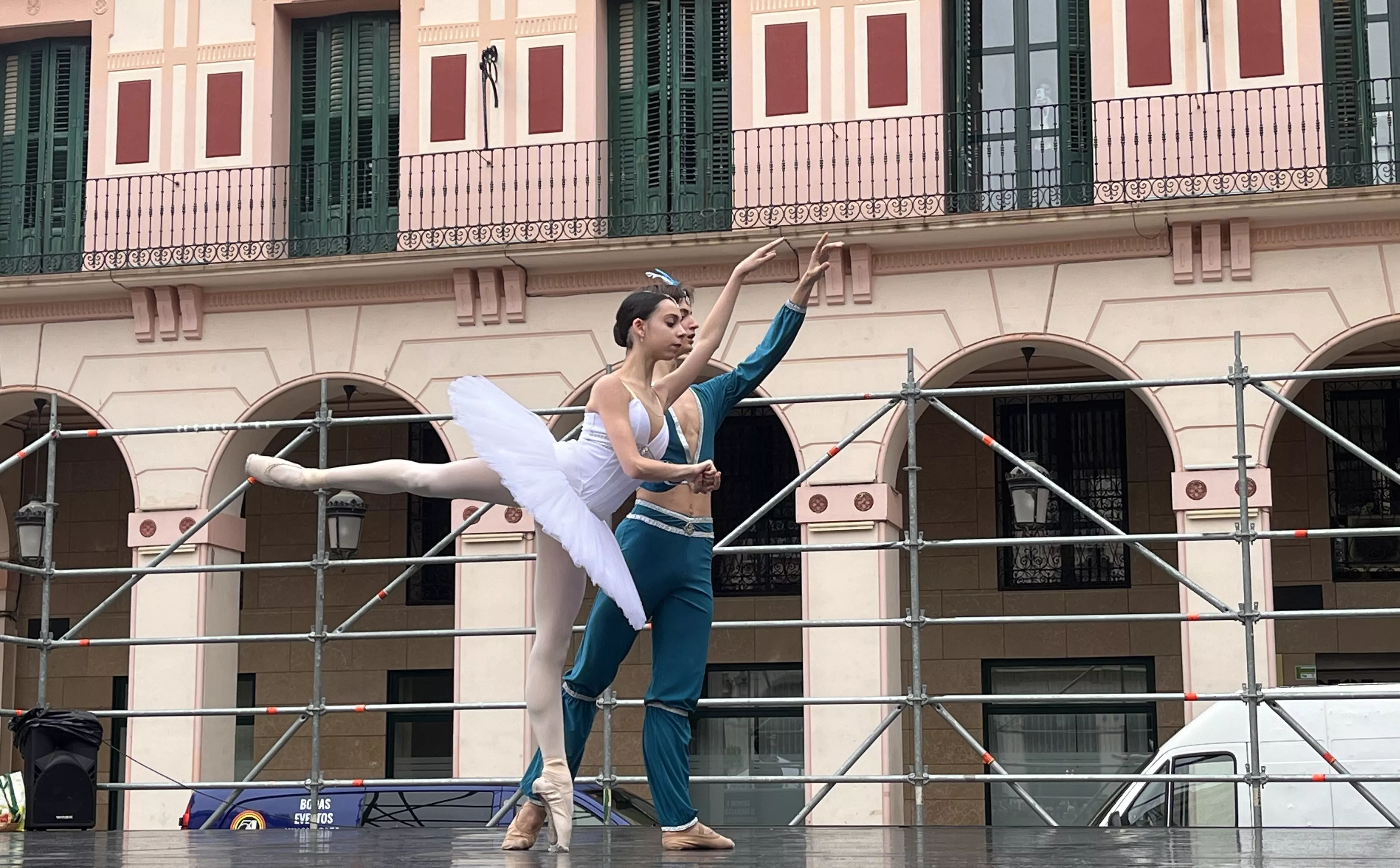 Celebración del Día Internacional de la Danza en Huesca. Foto Mercedes Manterola