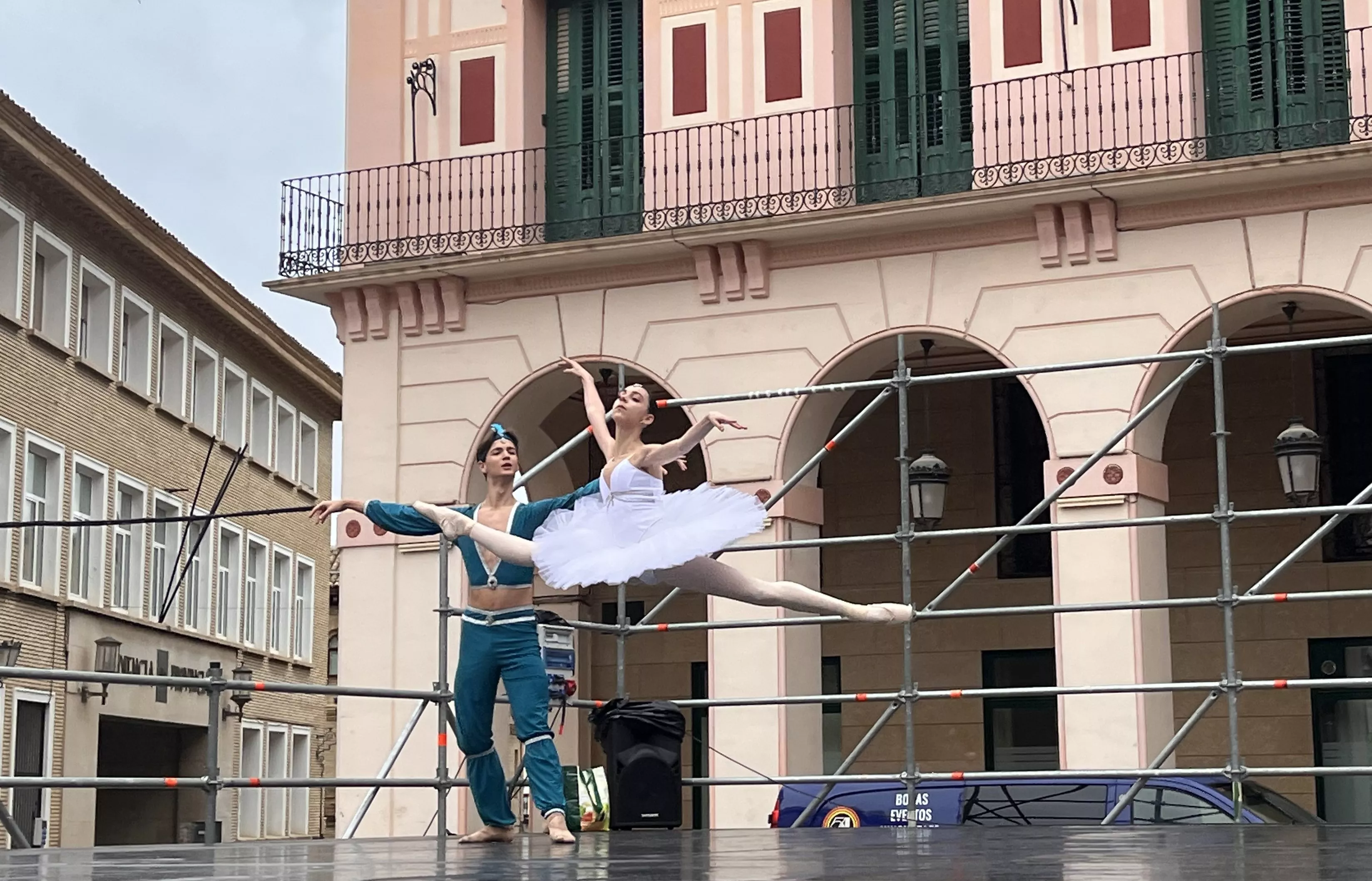 Celebración del Día Internacional de la Danza en Huesca. Foto Mercedes Manterola
